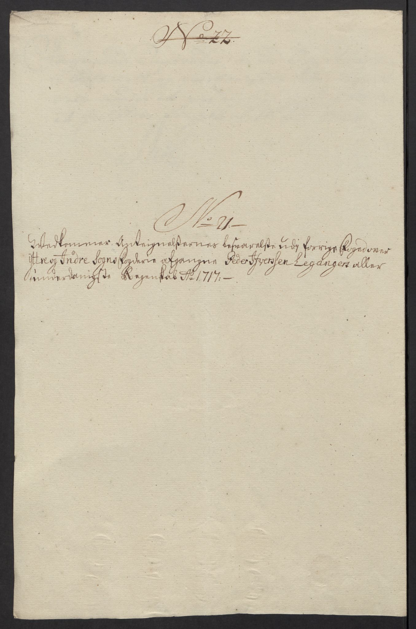 Rentekammeret inntil 1814, Reviderte regnskaper, Fogderegnskap, RA/EA-4092/R52/L3321: Fogderegnskap Sogn, 1717-1718, p. 397