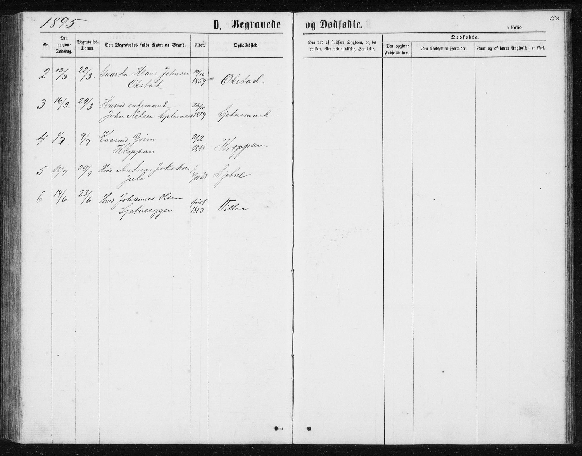 Ministerialprotokoller, klokkerbøker og fødselsregistre - Sør-Trøndelag, AV/SAT-A-1456/621/L0459: Parish register (copy) no. 621C02, 1866-1895, p. 158