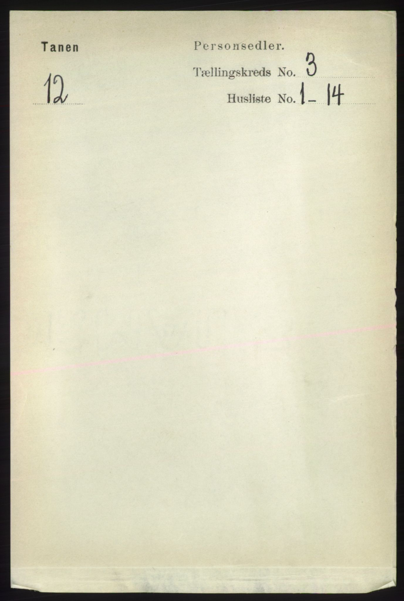 RA, 1891 census for 2025 Tana, 1891, p. 1503