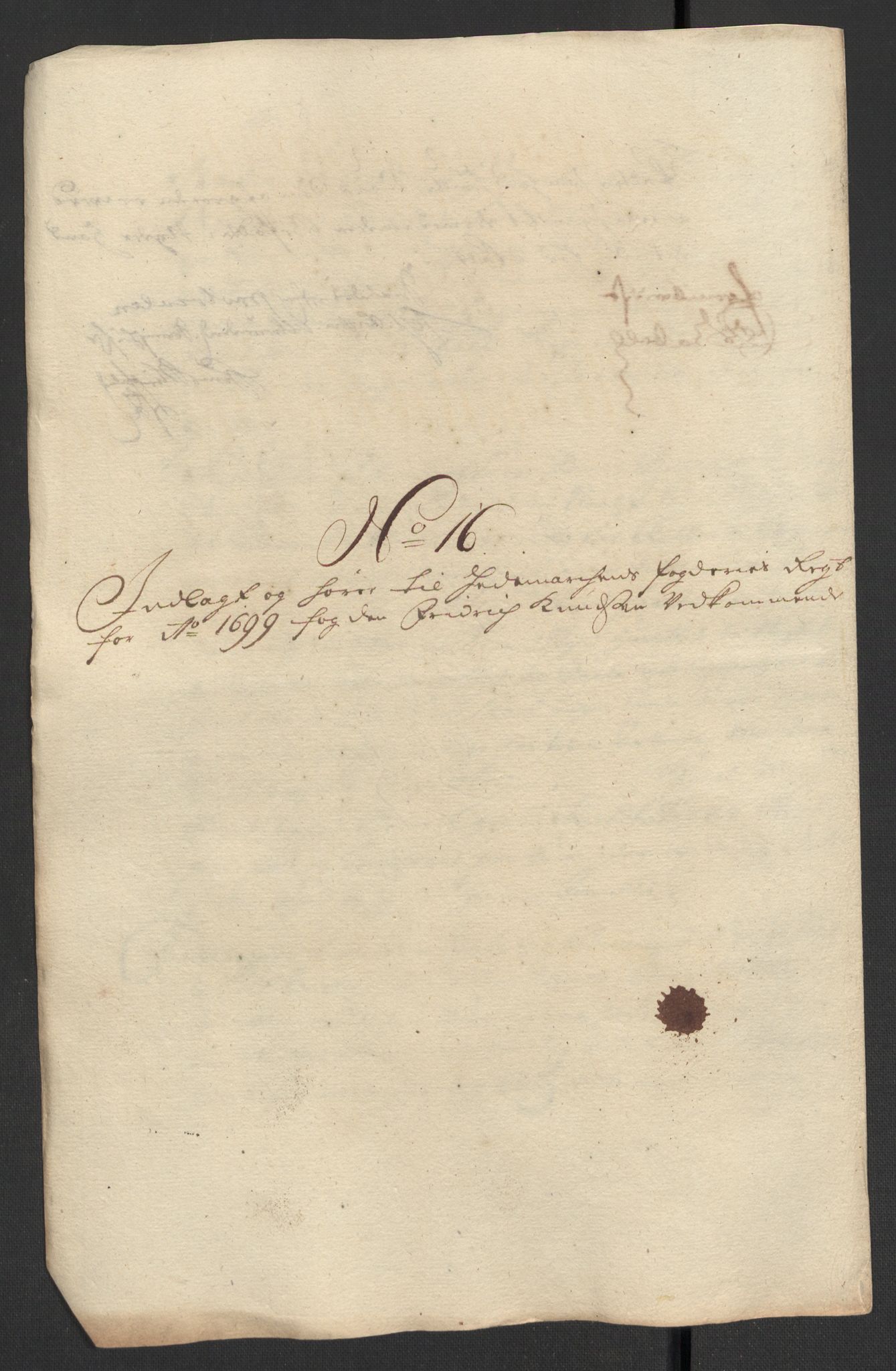 Rentekammeret inntil 1814, Reviderte regnskaper, Fogderegnskap, AV/RA-EA-4092/R16/L1038: Fogderegnskap Hedmark, 1699, p. 173