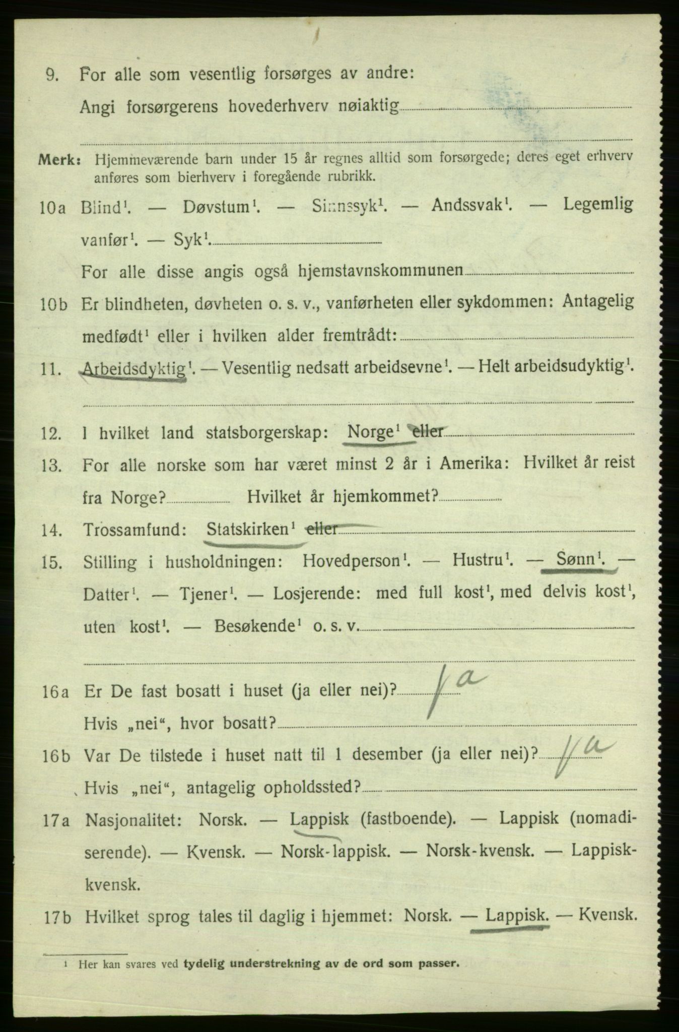 SATØ, 1920 census for Berlevåg, 1920, p. 2482