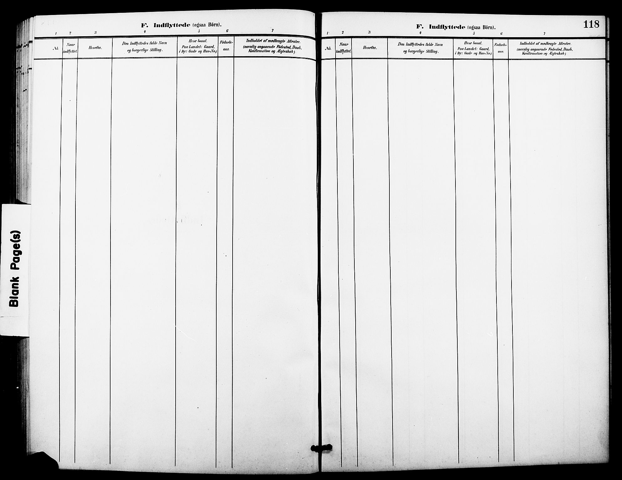 Hurum kirkebøker, AV/SAKO-A-229/G/Gc/L0001: Parish register (copy) no. III 1, 1901-1925, p. 118