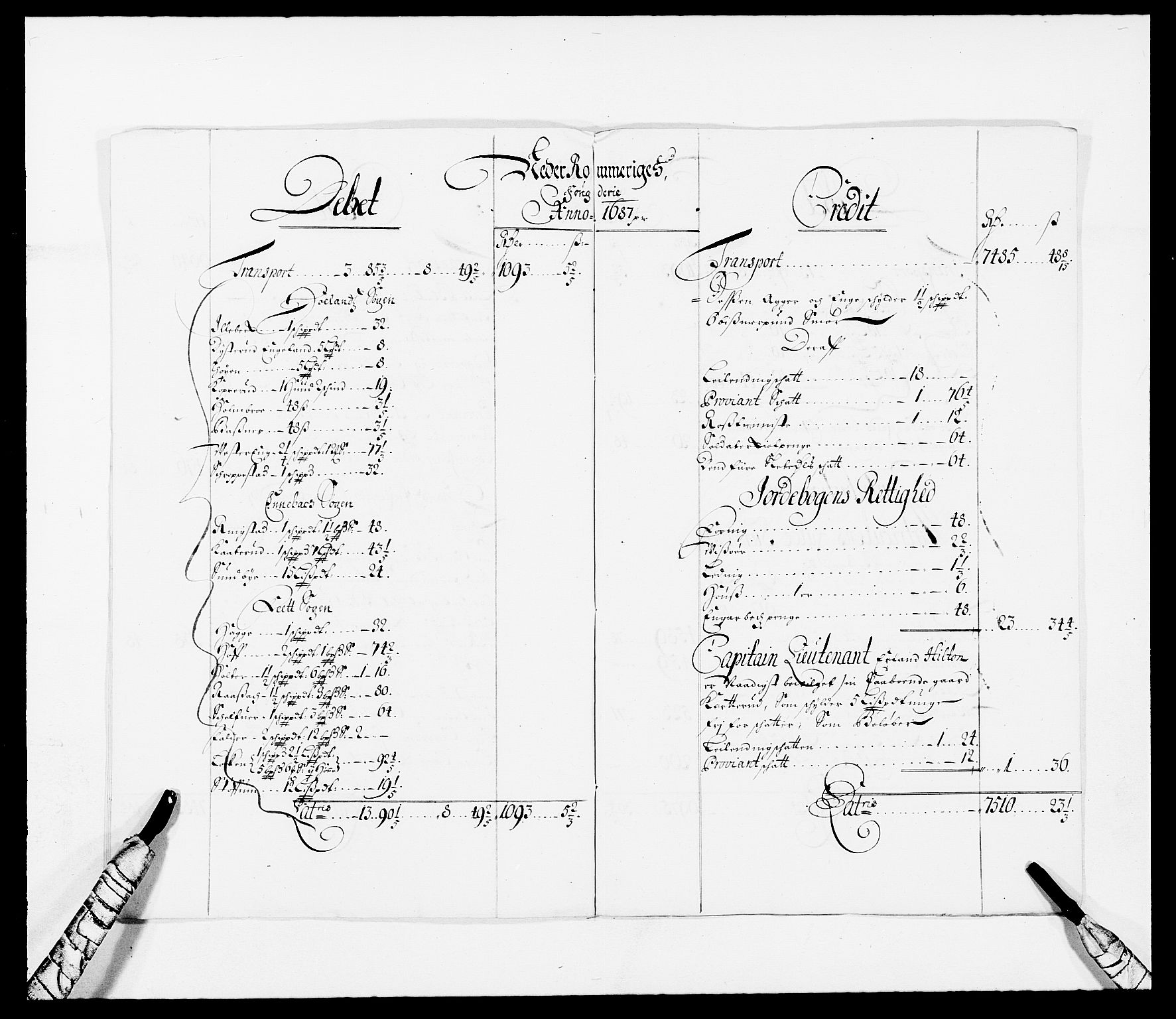 Rentekammeret inntil 1814, Reviderte regnskaper, Fogderegnskap, AV/RA-EA-4092/R11/L0572: Fogderegnskap Nedre Romerike, 1686-1687, p. 217