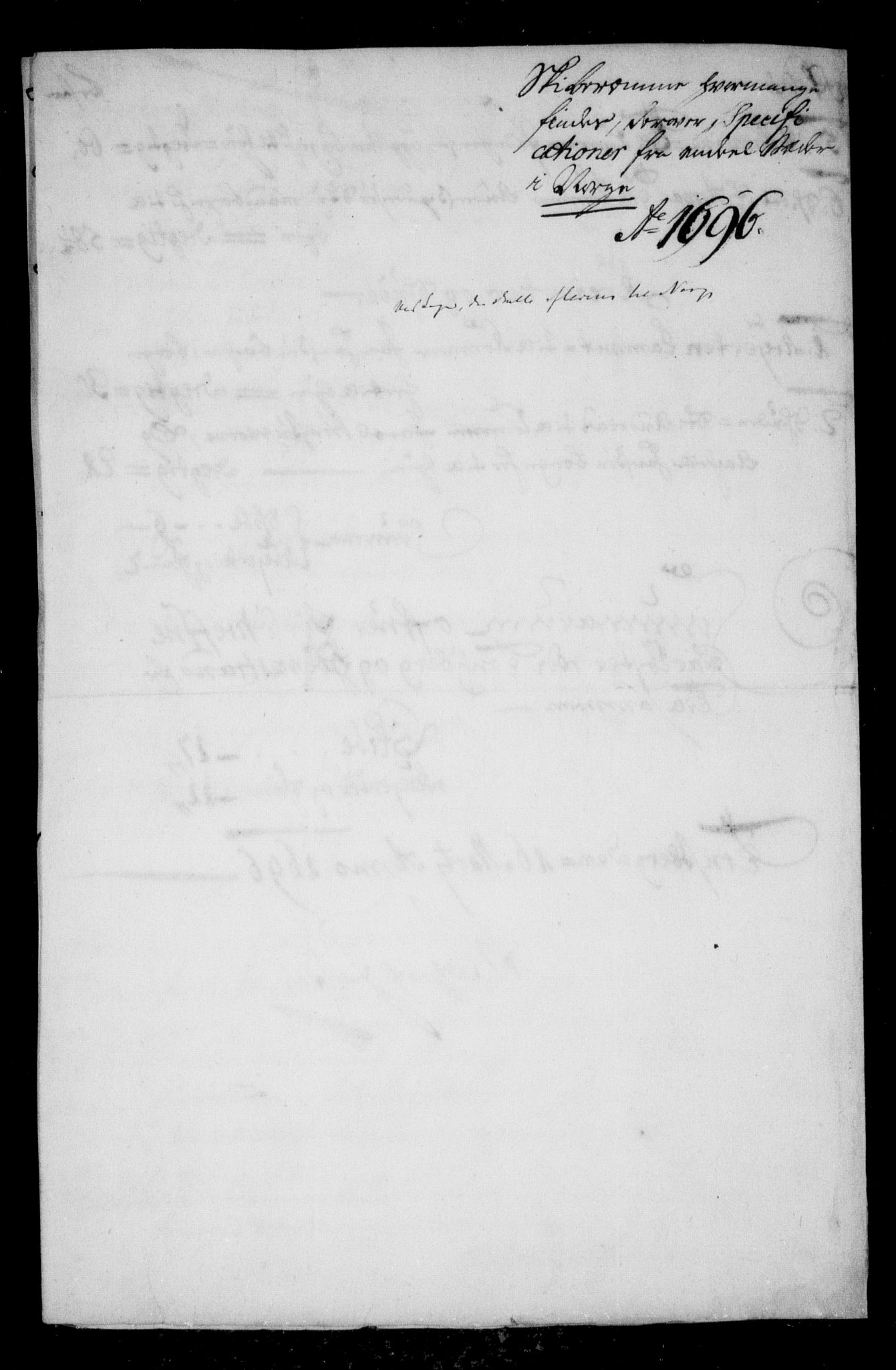 Danske Kanselli, Skapsaker, AV/RA-EA-4061/F/L0056: Skap 14, pakke 18B, litra AA-54, 1590-1722, p. 300