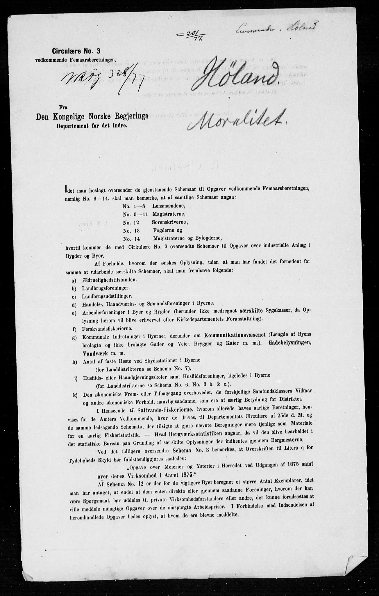 Statistisk sentralbyrå, Næringsøkonomiske emner, Generelt - Amtmennenes femårsberetninger, AV/RA-S-2233/F/Fa/L0046: --, 1866-1875, p. 62