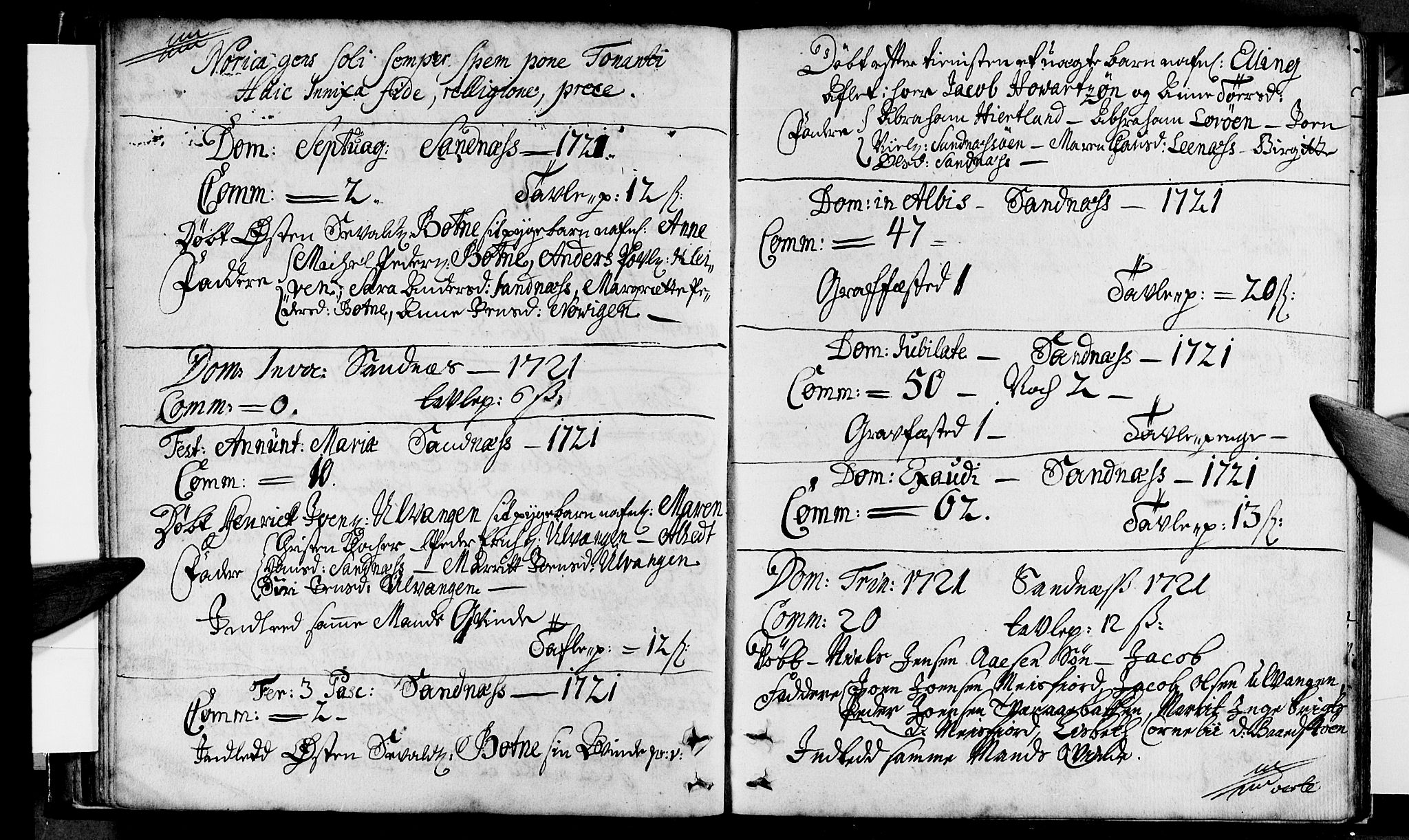 Ministerialprotokoller, klokkerbøker og fødselsregistre - Nordland, AV/SAT-A-1459/831/L0470: Parish register (official) no. 831A01, 1714-1737