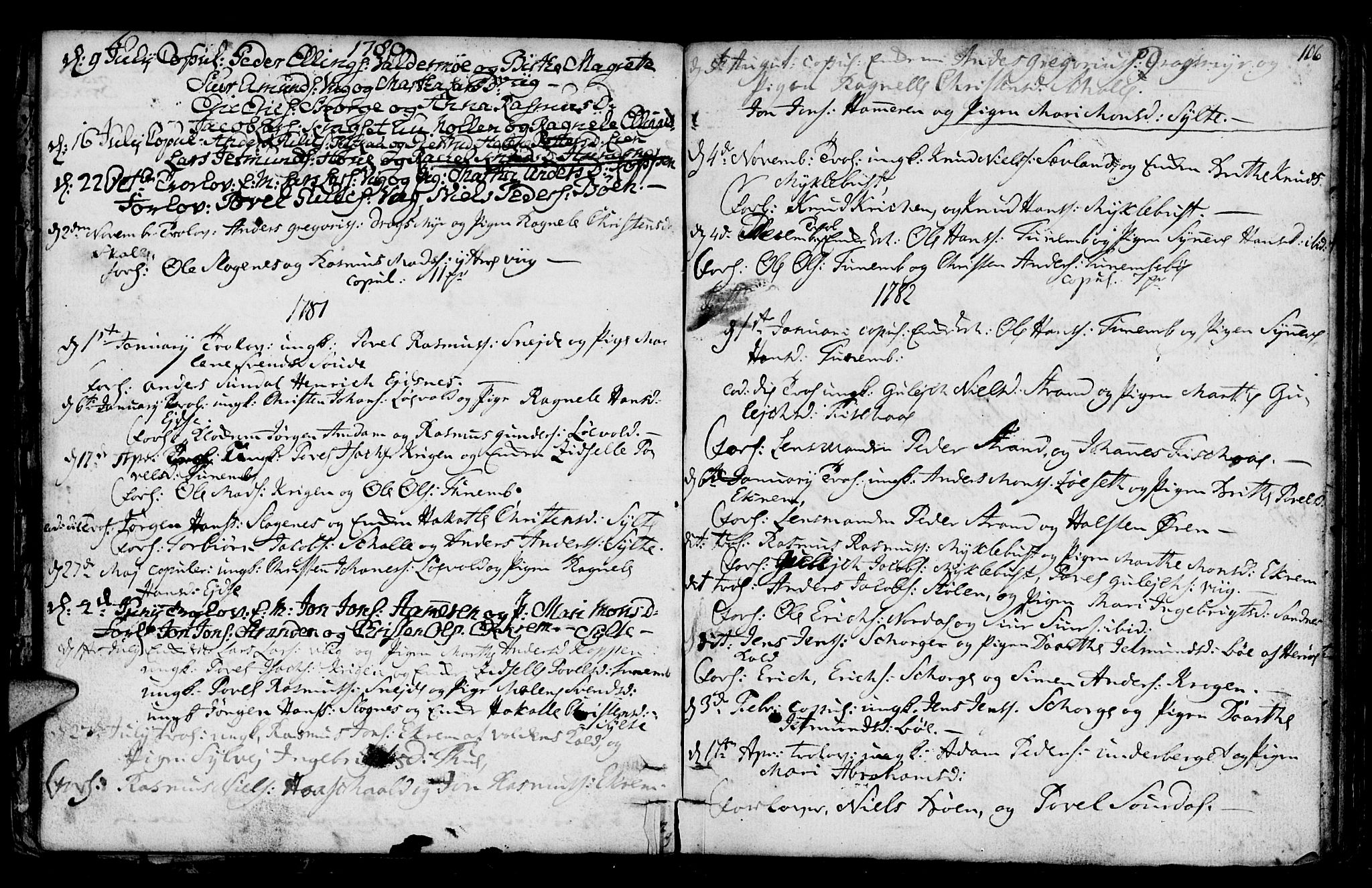 Ministerialprotokoller, klokkerbøker og fødselsregistre - Møre og Romsdal, SAT/A-1454/501/L0002: Parish register (official) no. 501A02, 1760-1816, p. 106