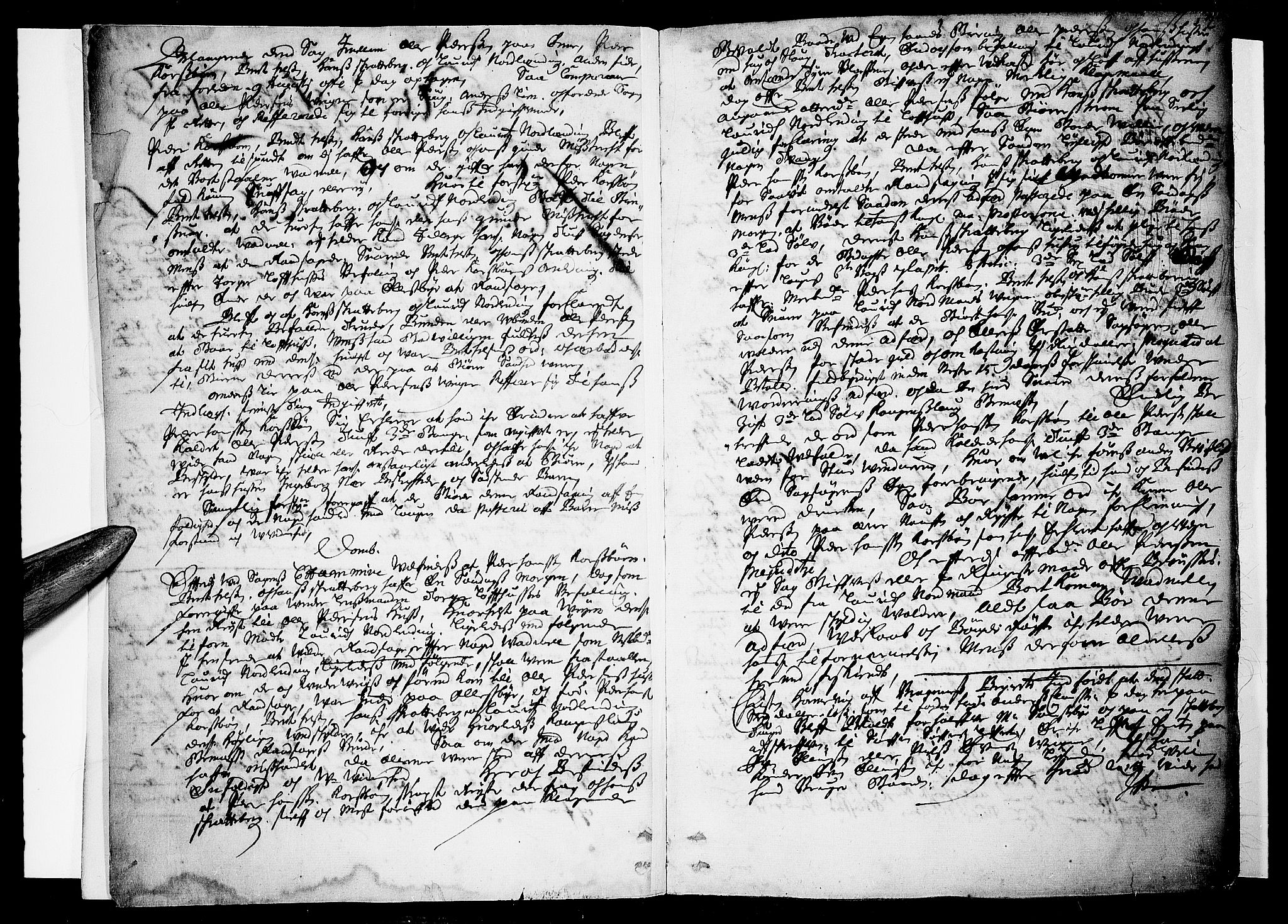 Eiker, Modum og Sigdal sorenskriveri, SAKO/A-123/F/Fa/Faa/L0054: Tingbok, 1689-1691, p. 2