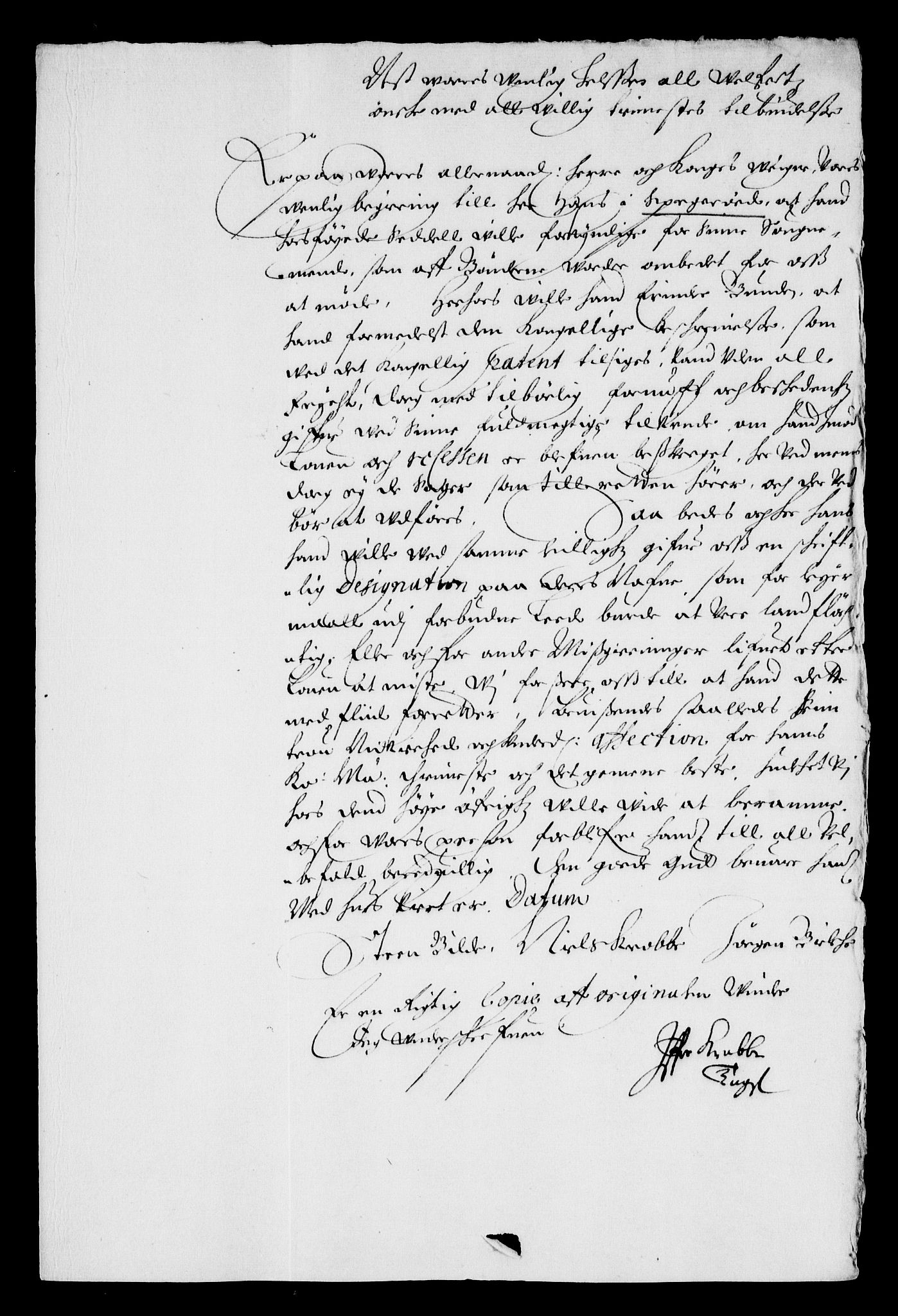 Danske Kanselli, Skapsaker, AV/RA-EA-4061/F/L0009: Skap 8, pakke 150B, litra A-AA, 1644-1651, p. 46