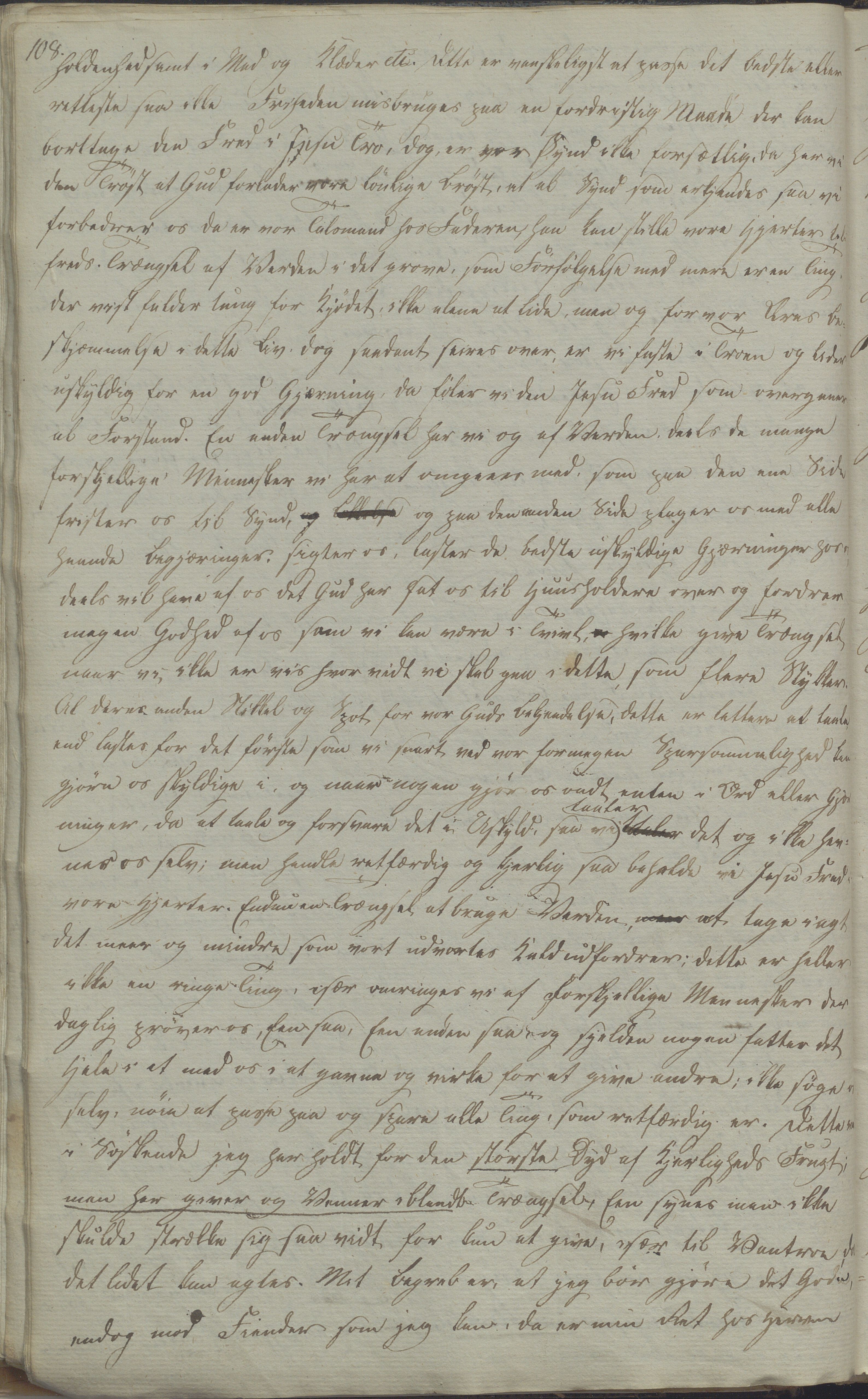Heggtveitsamlingen, TMF/A-1007/H/L0052/0001: Innbundne brev Ms. S, med innlagt registratur / Innbundne brev Ms S. , 1801-1823, p. 108