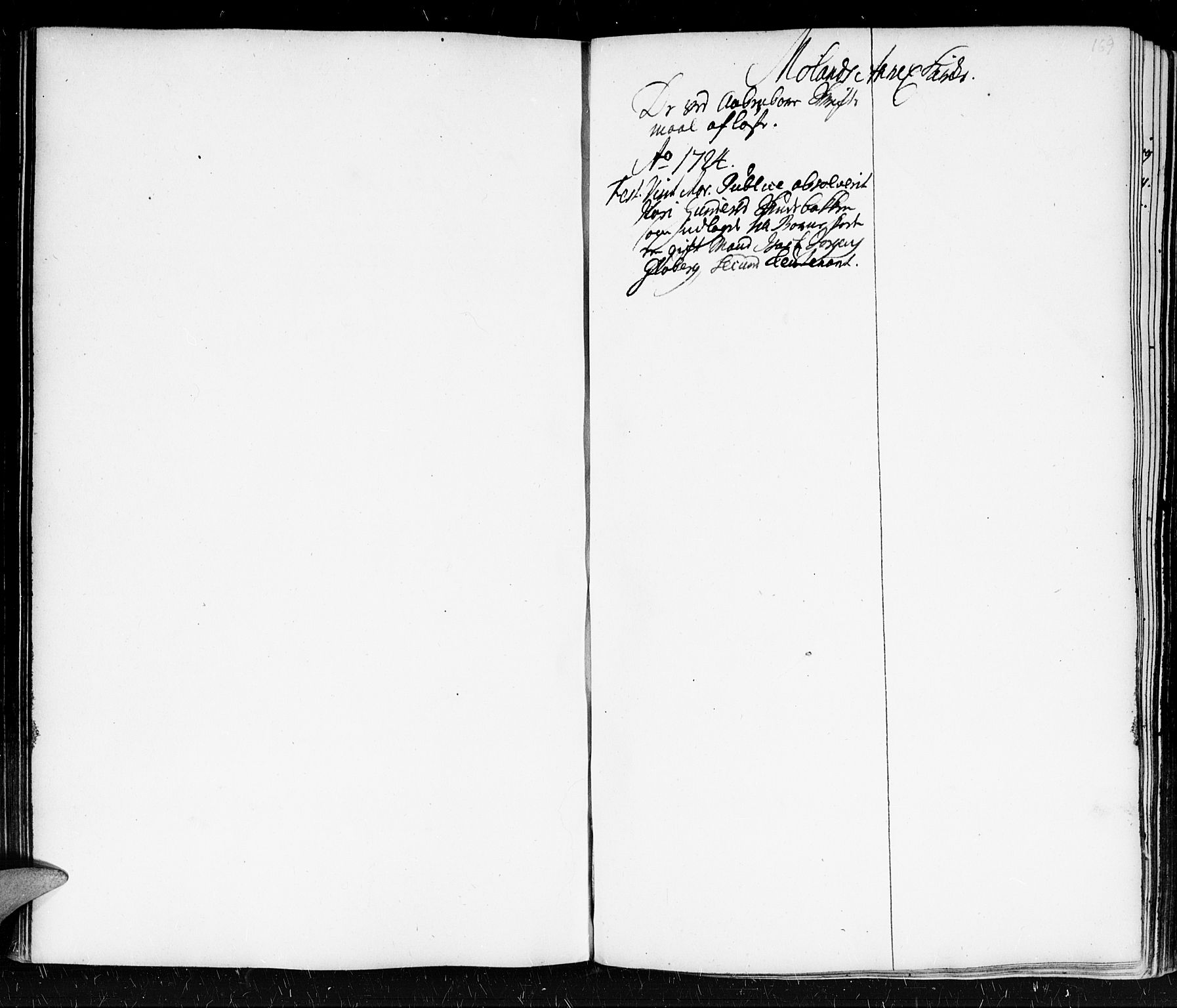 Holt sokneprestkontor, SAK/1111-0021/F/Fa/L0001: Parish register (official) no. A 1 /5, 1721-1735, p. 169