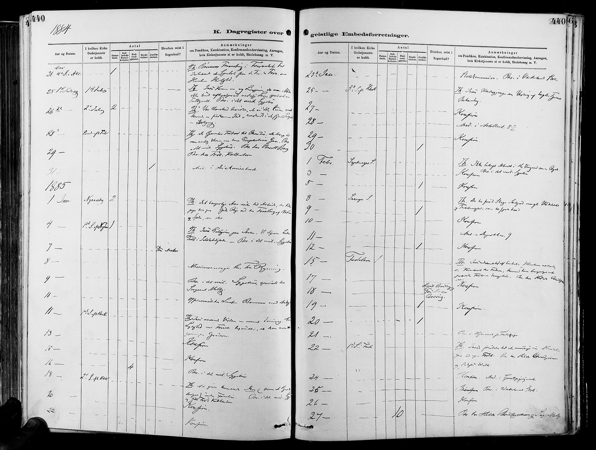 Garnisonsmenigheten Kirkebøker, SAO/A-10846/F/Fa/L0012: Parish register (official) no. 12, 1880-1893, p. 440