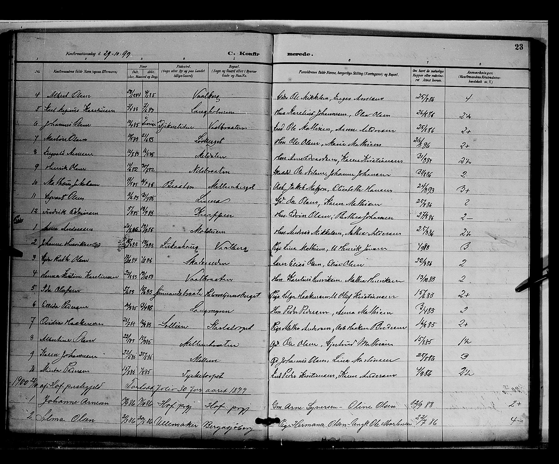 Grue prestekontor, AV/SAH-PREST-036/H/Ha/Hab/L0004: Parish register (copy) no. 4, 1895-1901, p. 23