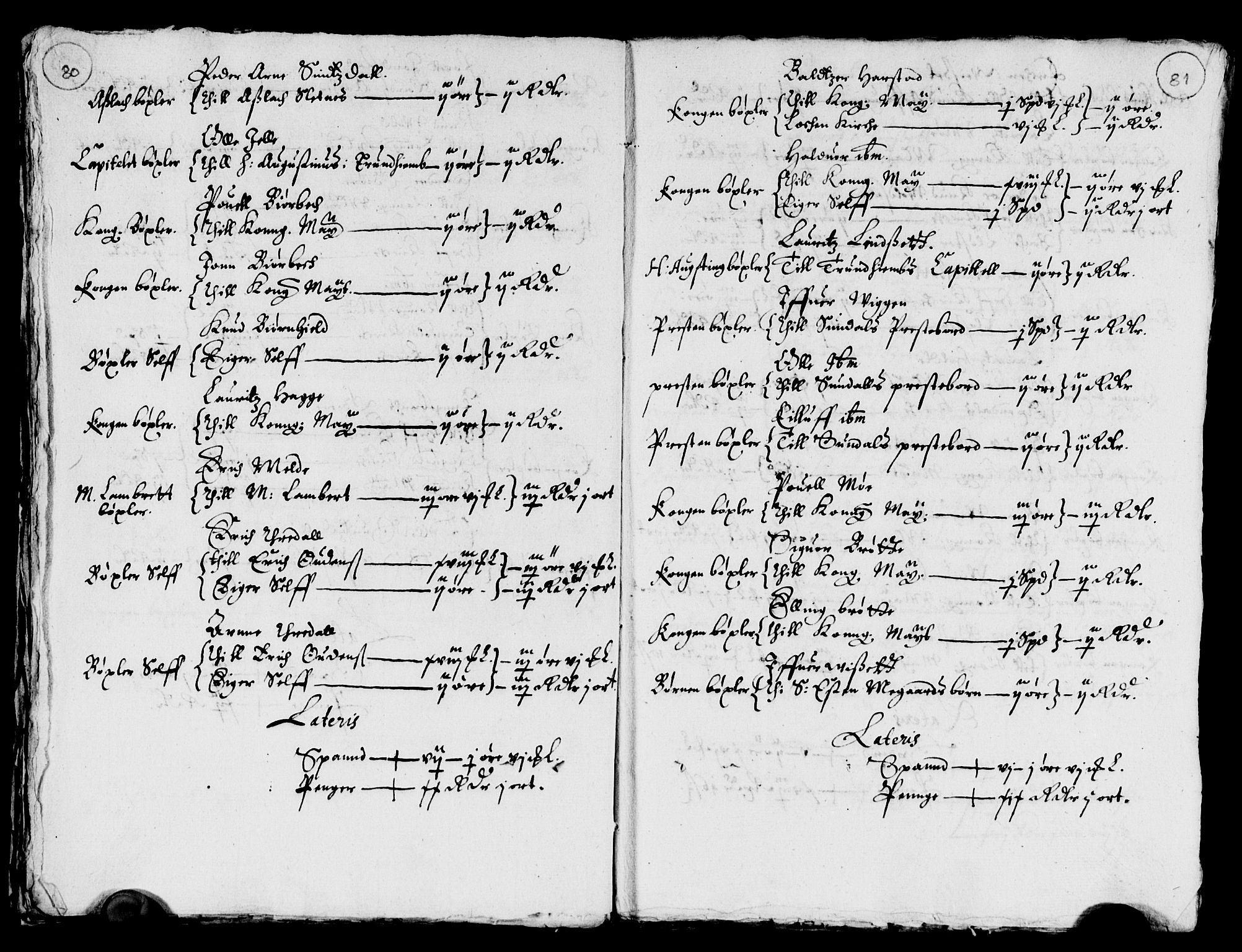 Rentekammeret inntil 1814, Reviderte regnskaper, Lensregnskaper, AV/RA-EA-5023/R/Rb/Rbw/L0090: Trondheim len, 1647-1648