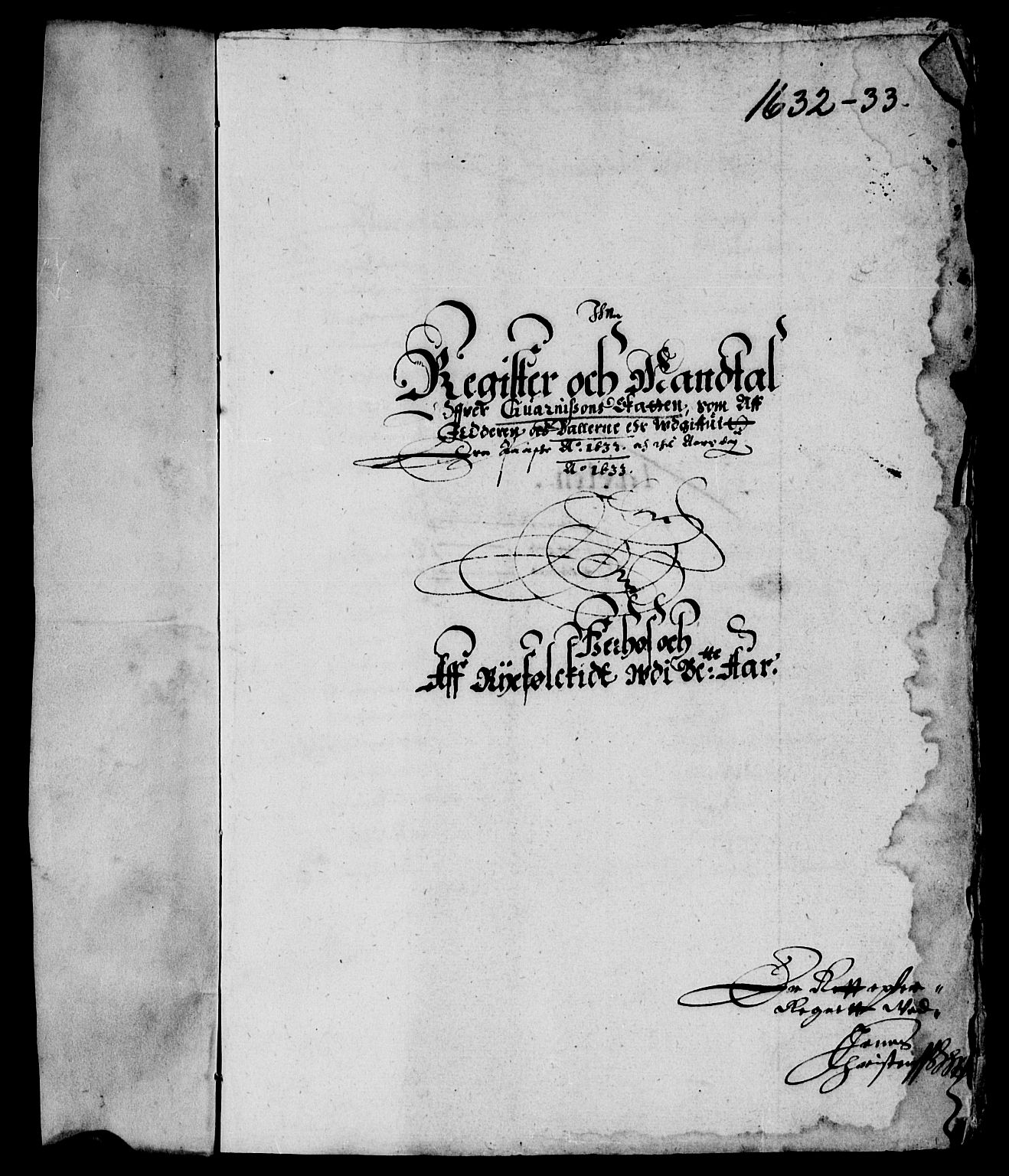 Rentekammeret inntil 1814, Reviderte regnskaper, Lensregnskaper, AV/RA-EA-5023/R/Rb/Rbs/L0017: Stavanger len, 1632-1634