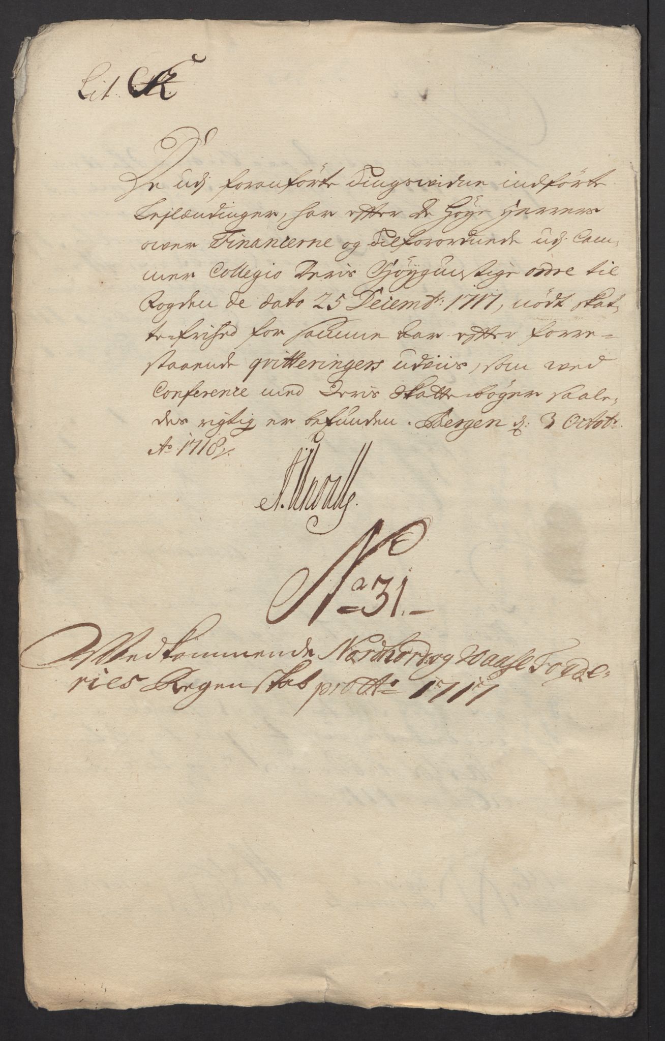 Rentekammeret inntil 1814, Reviderte regnskaper, Fogderegnskap, AV/RA-EA-4092/R51/L3201: Fogderegnskap Nordhordland og Voss, 1717, p. 220