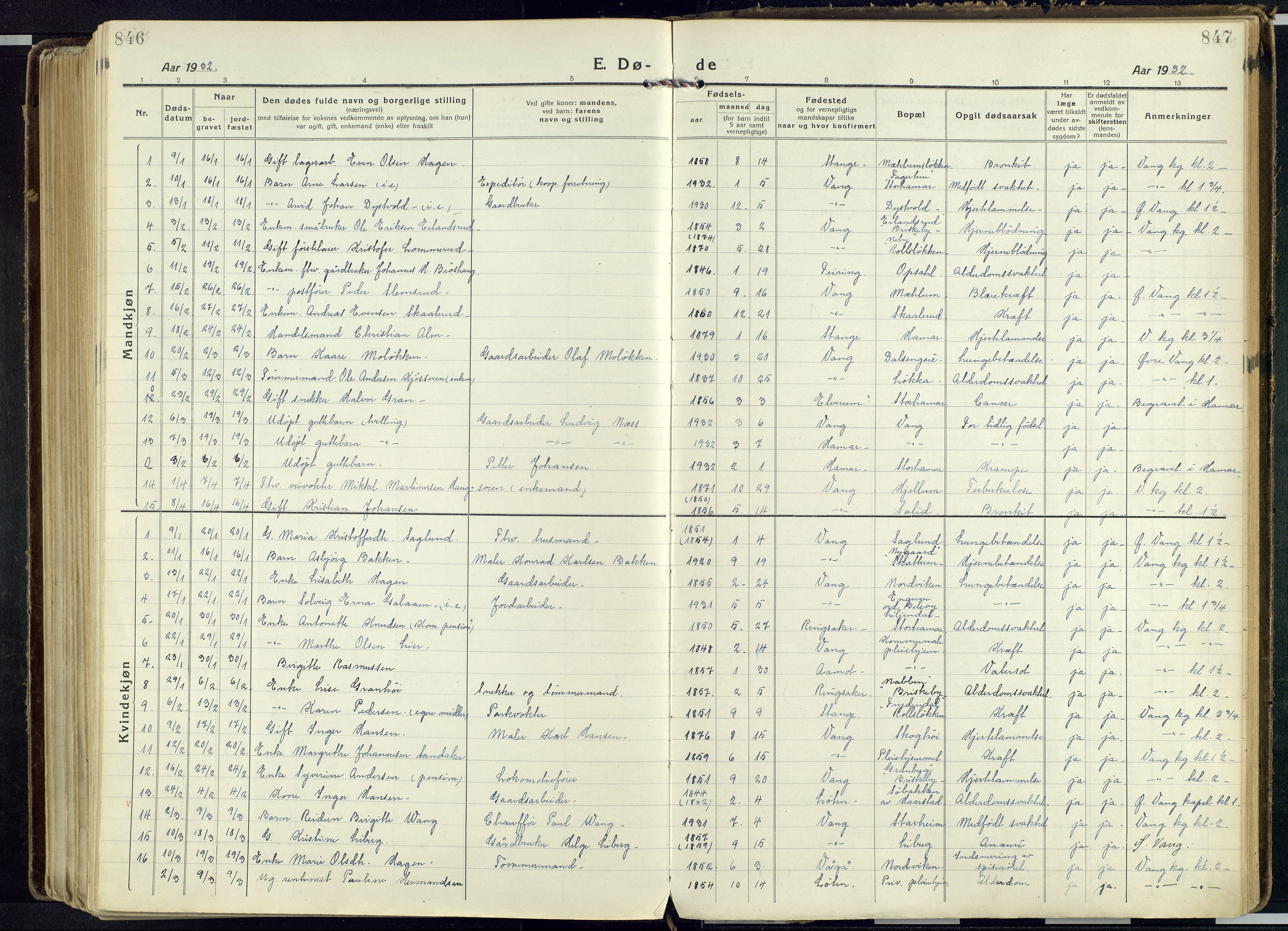 Vang prestekontor, Hedmark, AV/SAH-PREST-008/H/Ha/Haa/L0022: Parish register (official) no. 22, 1918-1944, p. 846-847
