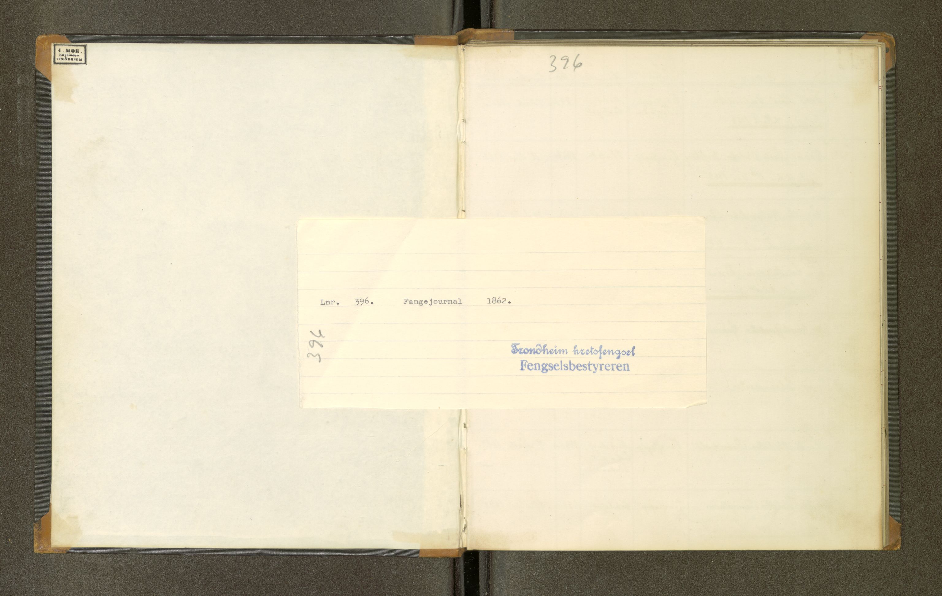 Trondheim tukthus, AV/SAT-A-4619/05/65/L0017: 65.17 Fangeprotokoll, 1862