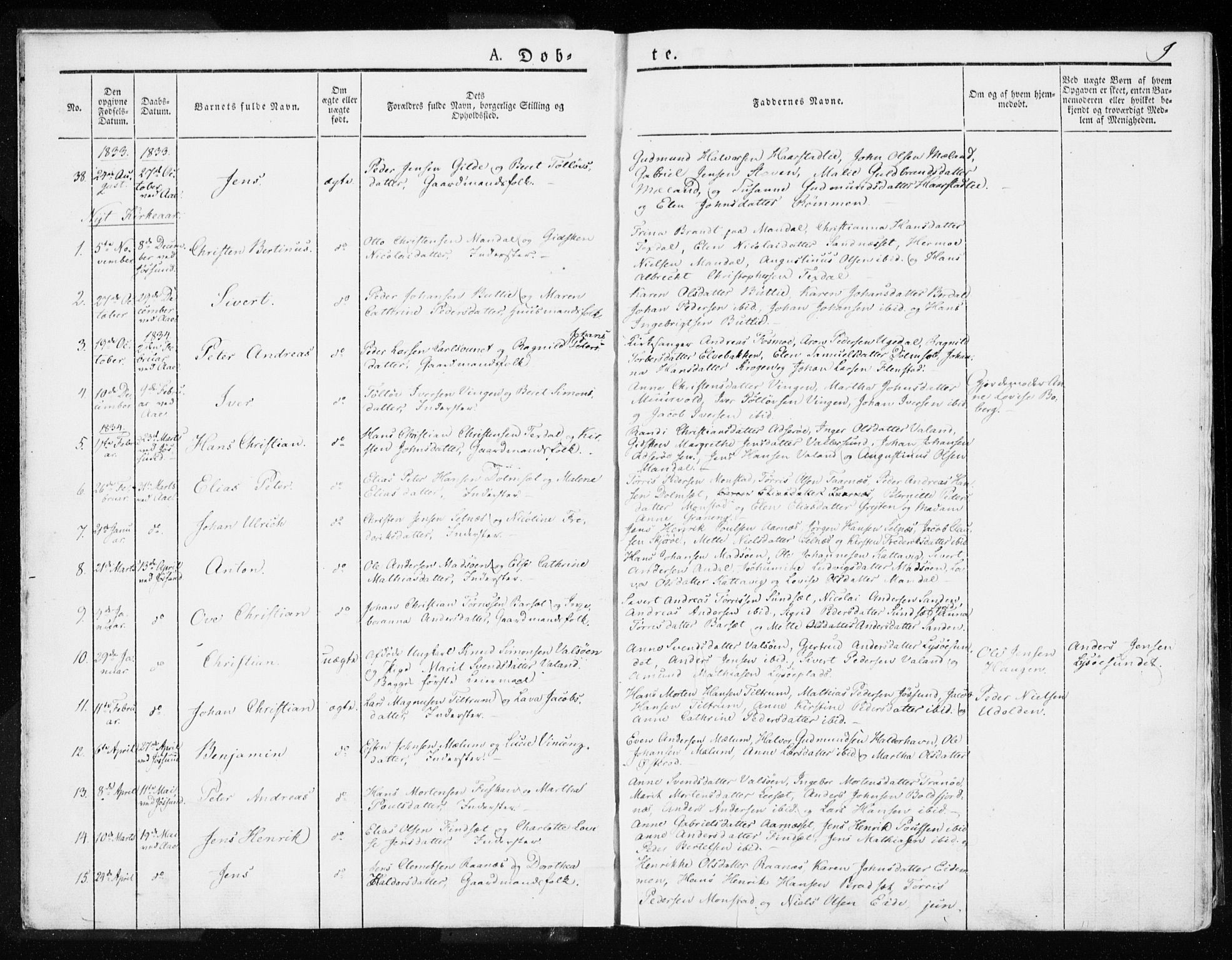 Ministerialprotokoller, klokkerbøker og fødselsregistre - Sør-Trøndelag, SAT/A-1456/655/L0676: Parish register (official) no. 655A05, 1830-1847, p. 9