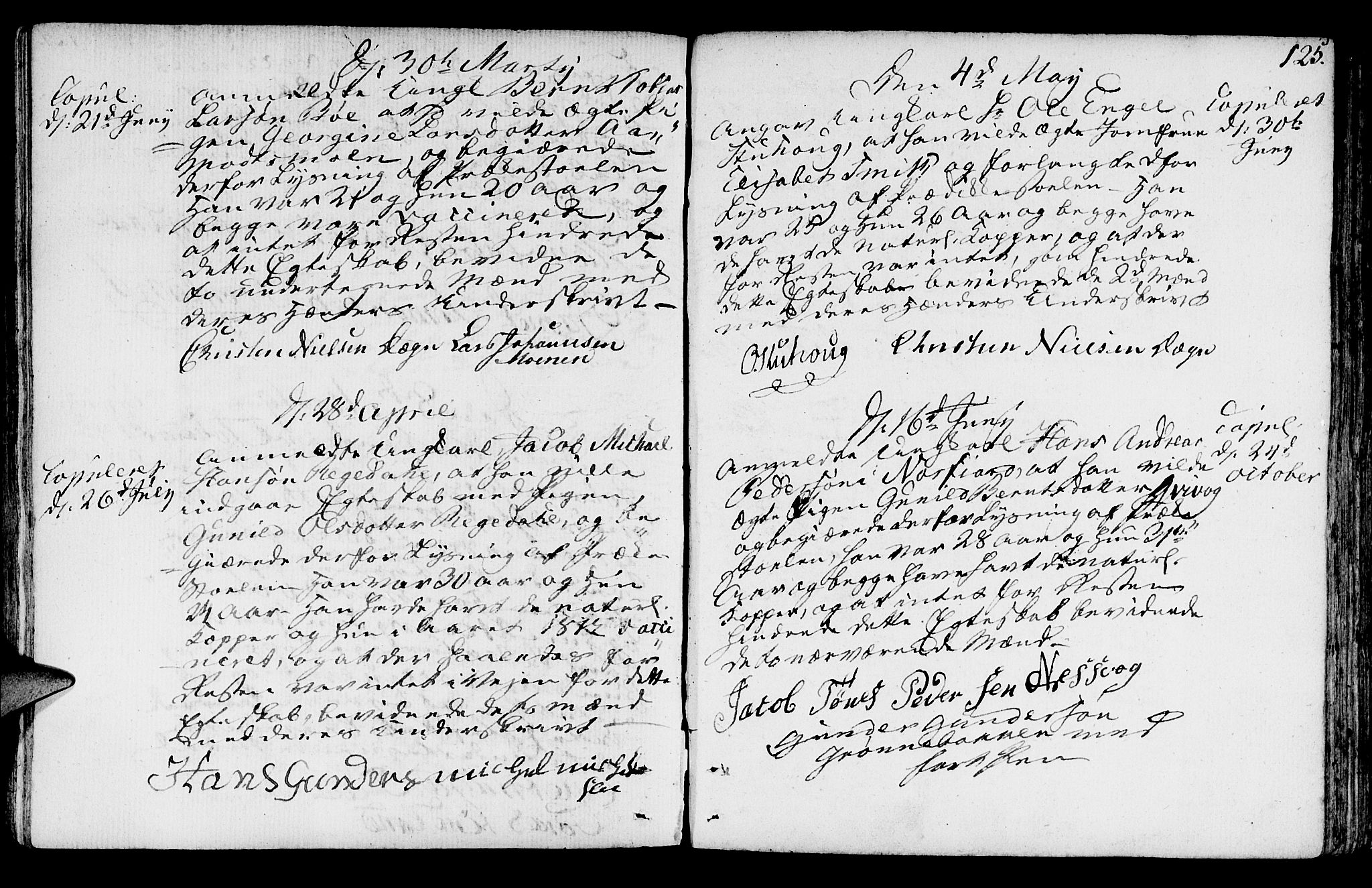 Sokndal sokneprestkontor, AV/SAST-A-101808: Parish register (official) no. A 5, 1806-1826, p. 125