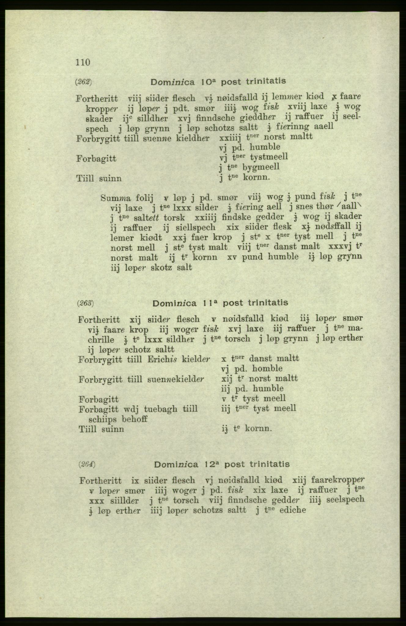 Publikasjoner utgitt av Arkivverket, PUBL/PUBL-001/C/0005: Bind 5: Rekneskap for Bergenhus len 1566-1567: B. Utgift C. Dei nordlandske lena og Finnmark D. Ekstrakt, 1566-1567, p. 110