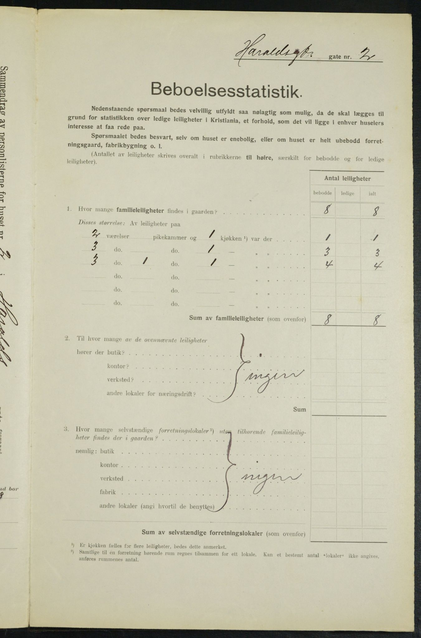 OBA, Municipal Census 1914 for Kristiania, 1914, p. 35091