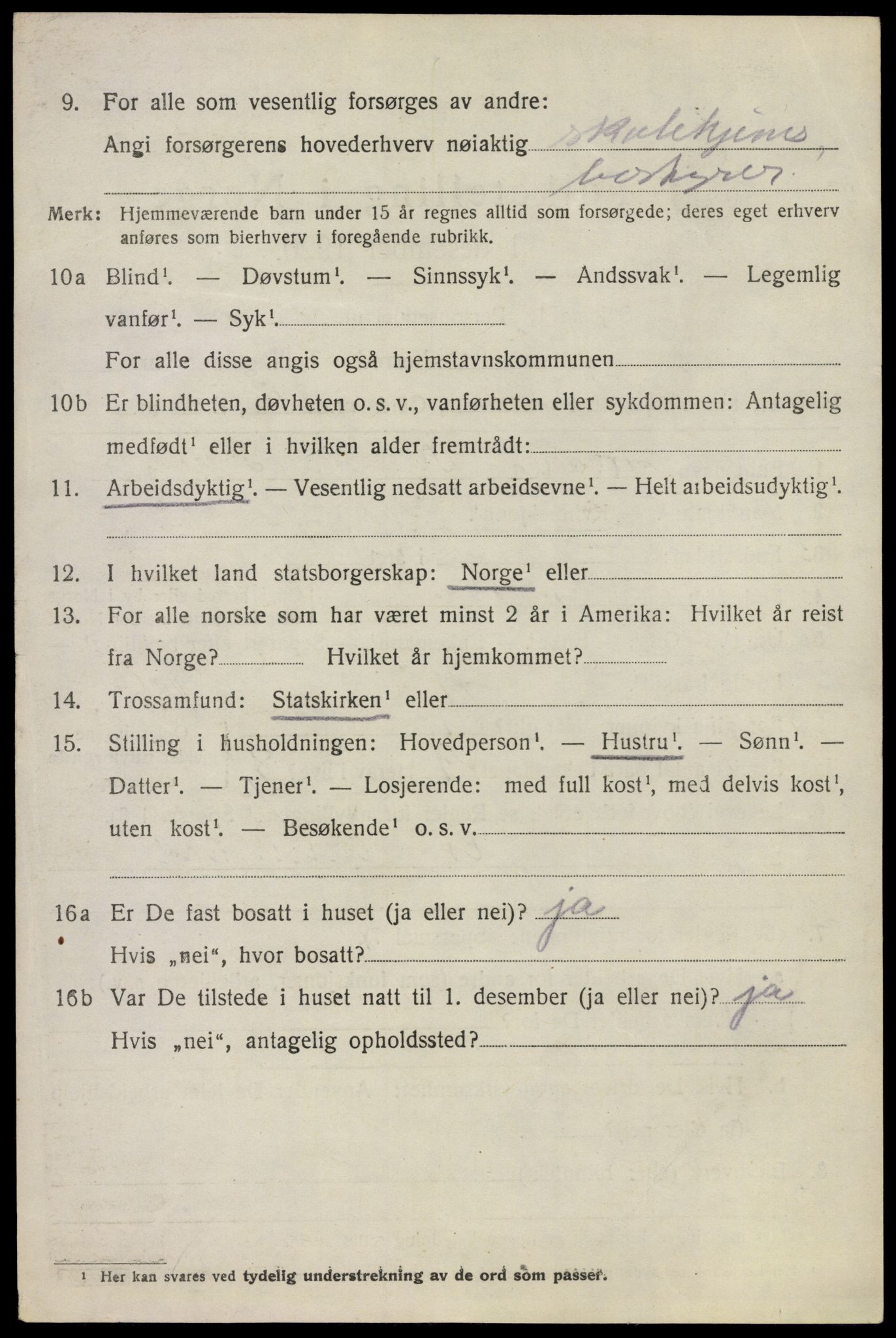 SAO, 1920 census for Våler, 1920, p. 4587