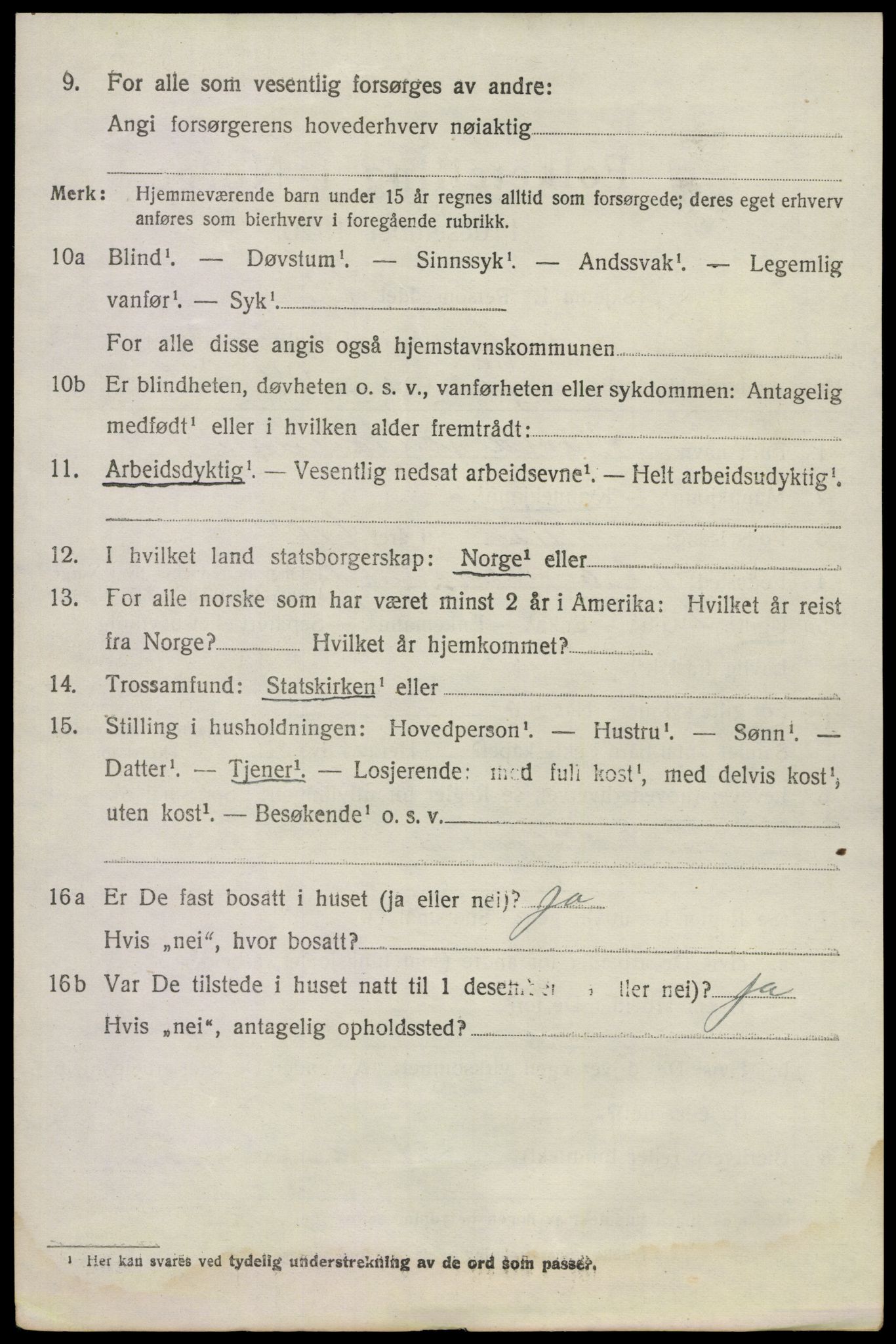 SAKO, 1920 census for Våle, 1920, p. 3601