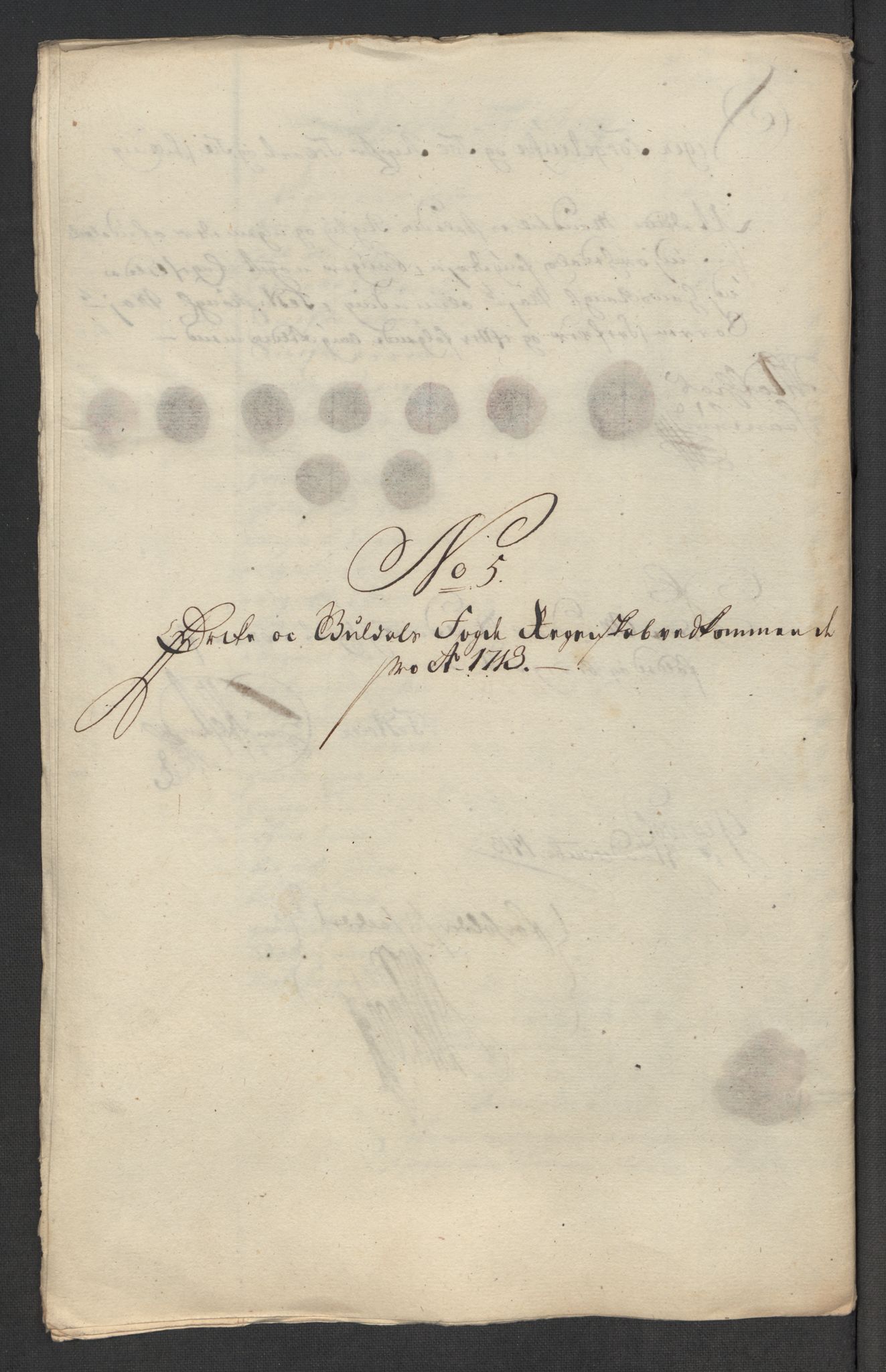 Rentekammeret inntil 1814, Reviderte regnskaper, Fogderegnskap, RA/EA-4092/R60/L3964: Fogderegnskap Orkdal og Gauldal, 1713, p. 126