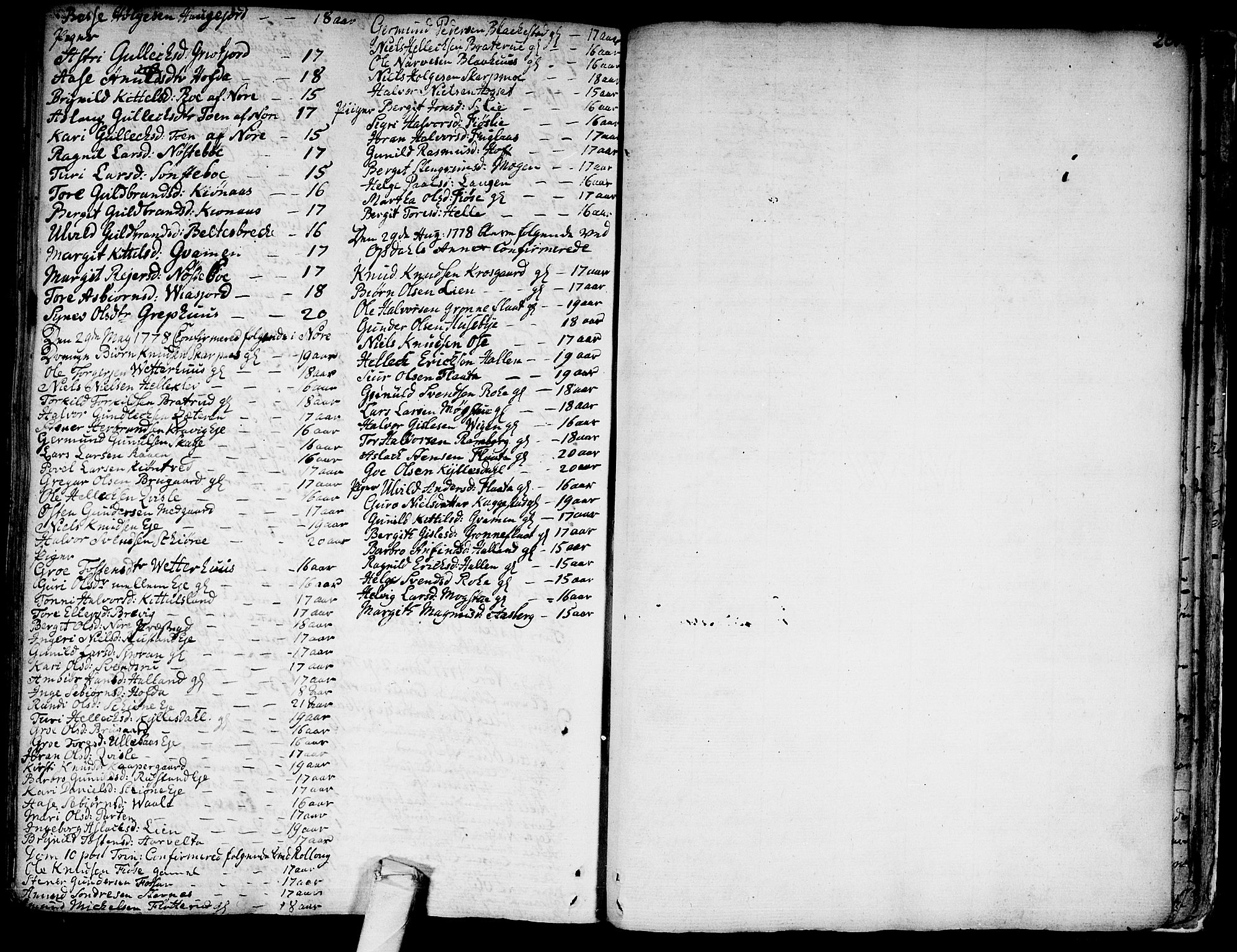 Rollag kirkebøker, SAKO/A-240/F/Fa/L0003: Parish register (official) no. I 3, 1743-1778, p. 261