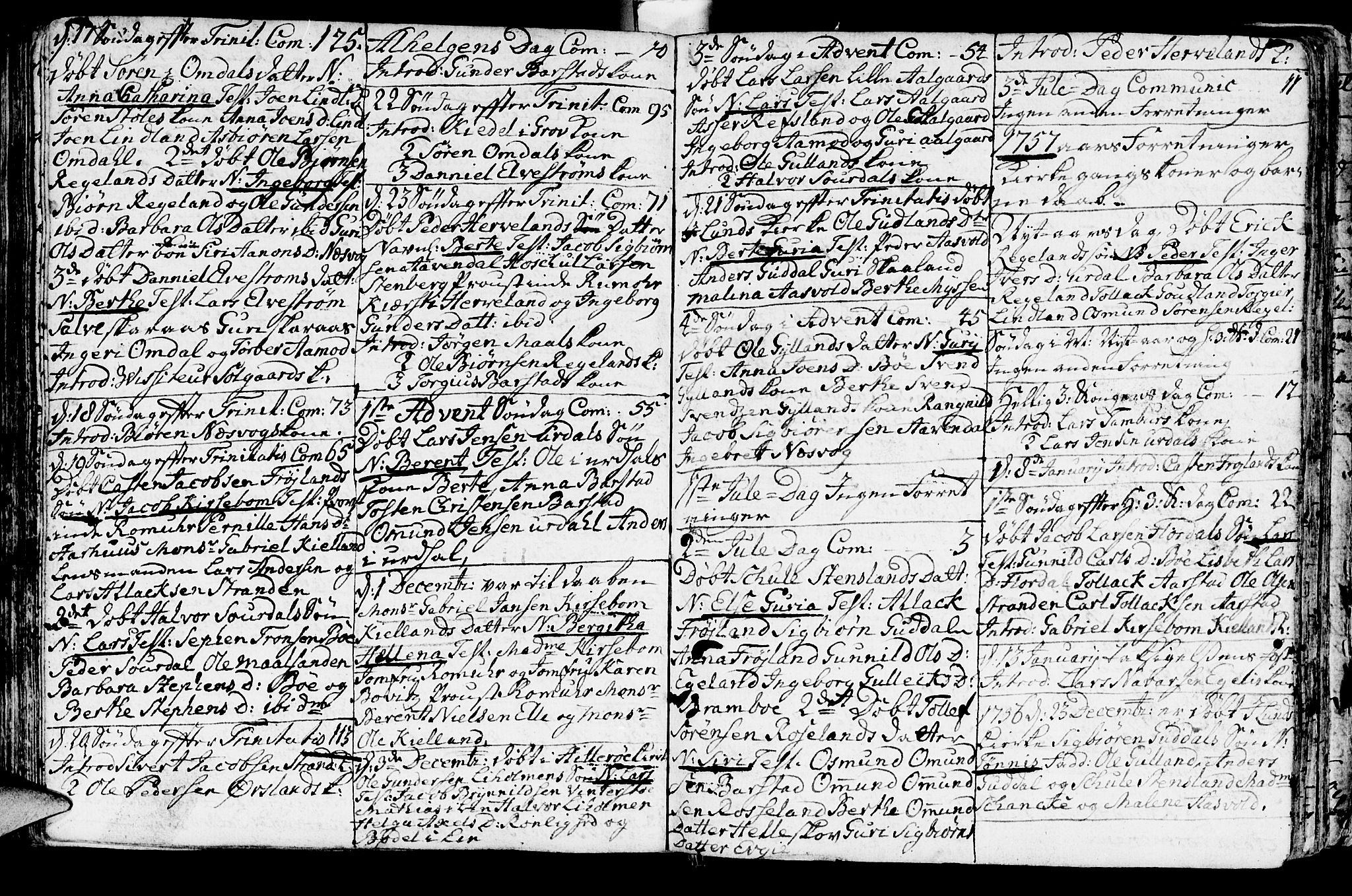 Sokndal sokneprestkontor, AV/SAST-A-101808: Parish register (official) no. A 3, 1740-1806