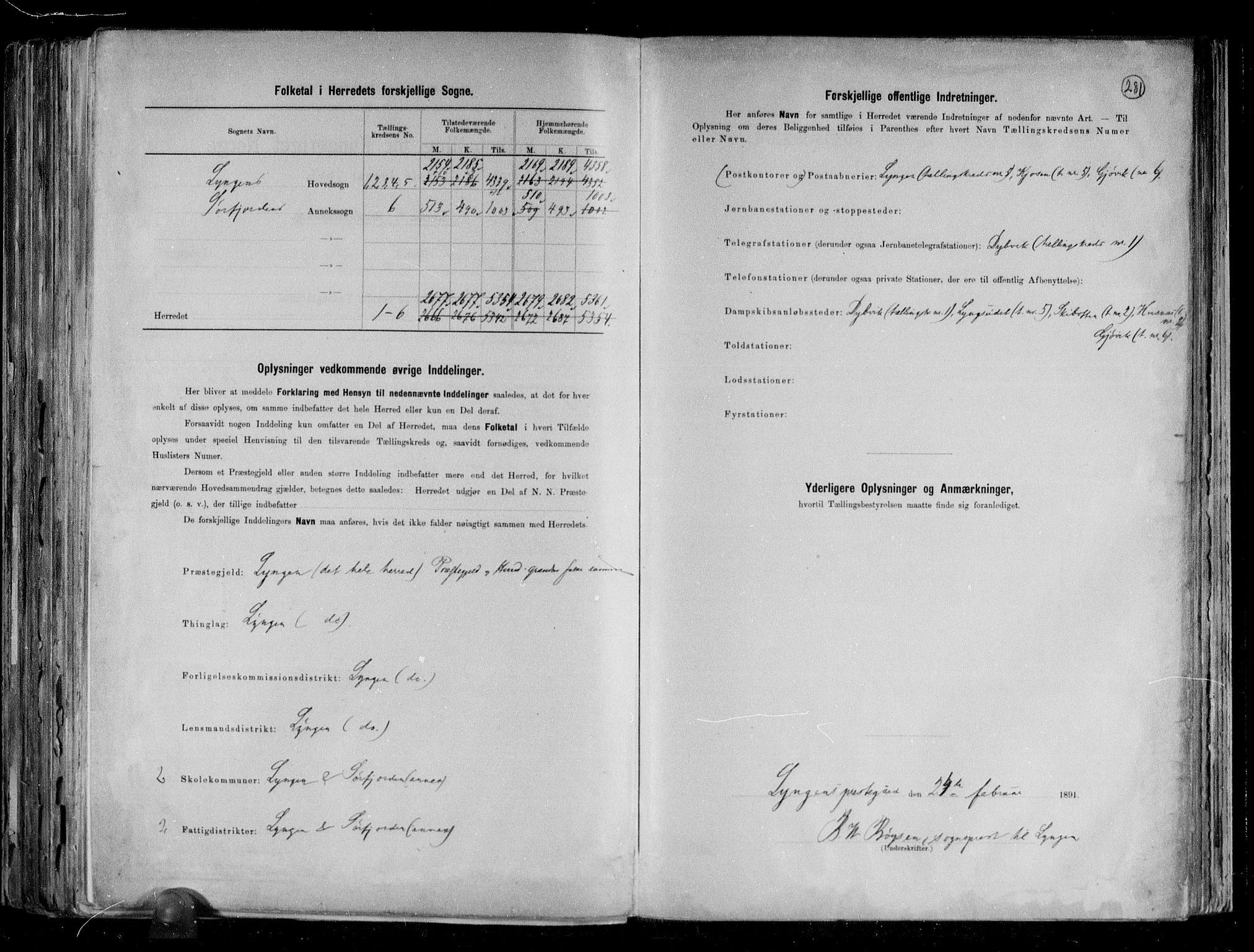 RA, 1891 census for 1938 Lyngen, 1891, p. 3