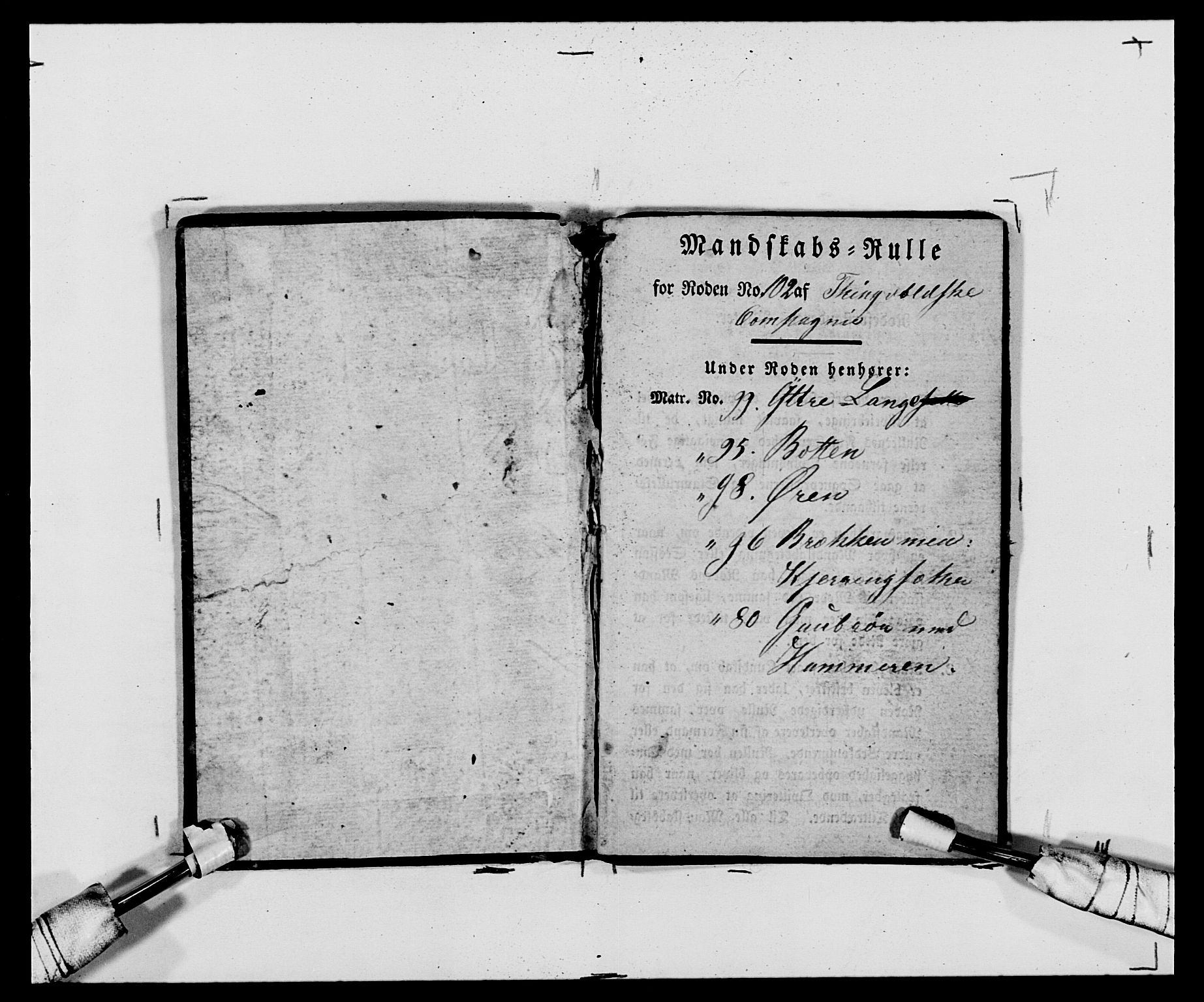 Generalitets- og kommissariatskollegiet, Det kongelige norske kommissariatskollegium, AV/RA-EA-5420/E/Eh/L0120: Tingvollske kompani, 1850-1870, p. 371