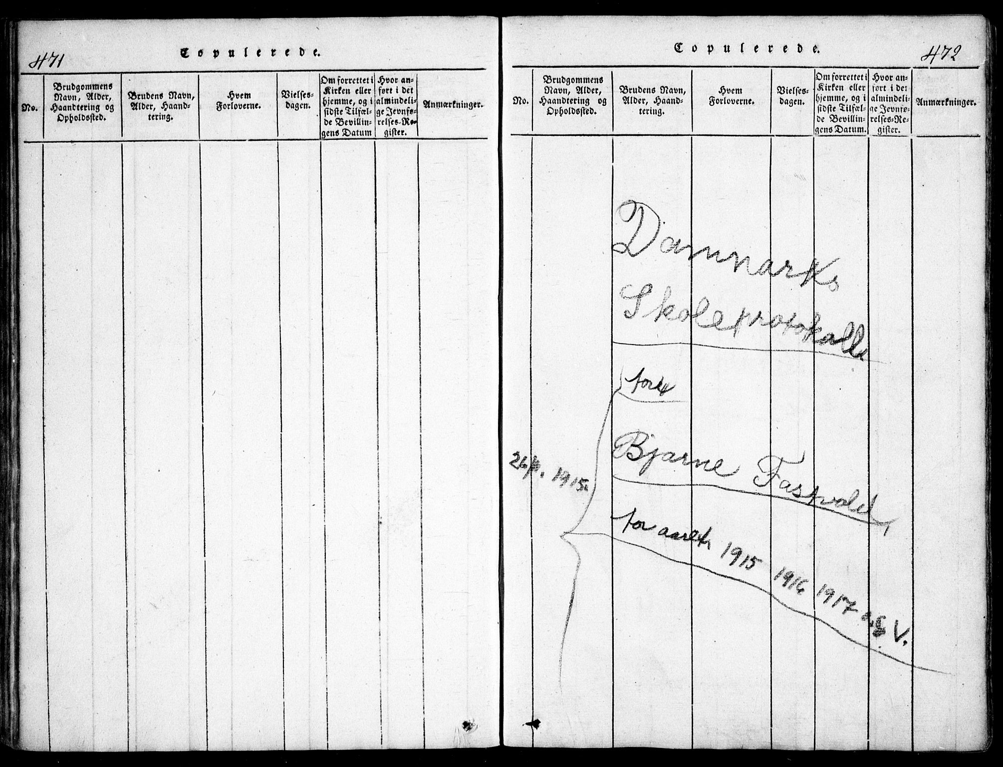 Nesodden prestekontor Kirkebøker, AV/SAO-A-10013/G/Ga/L0001: Parish register (copy) no. I 1, 1814-1847, p. 471-472