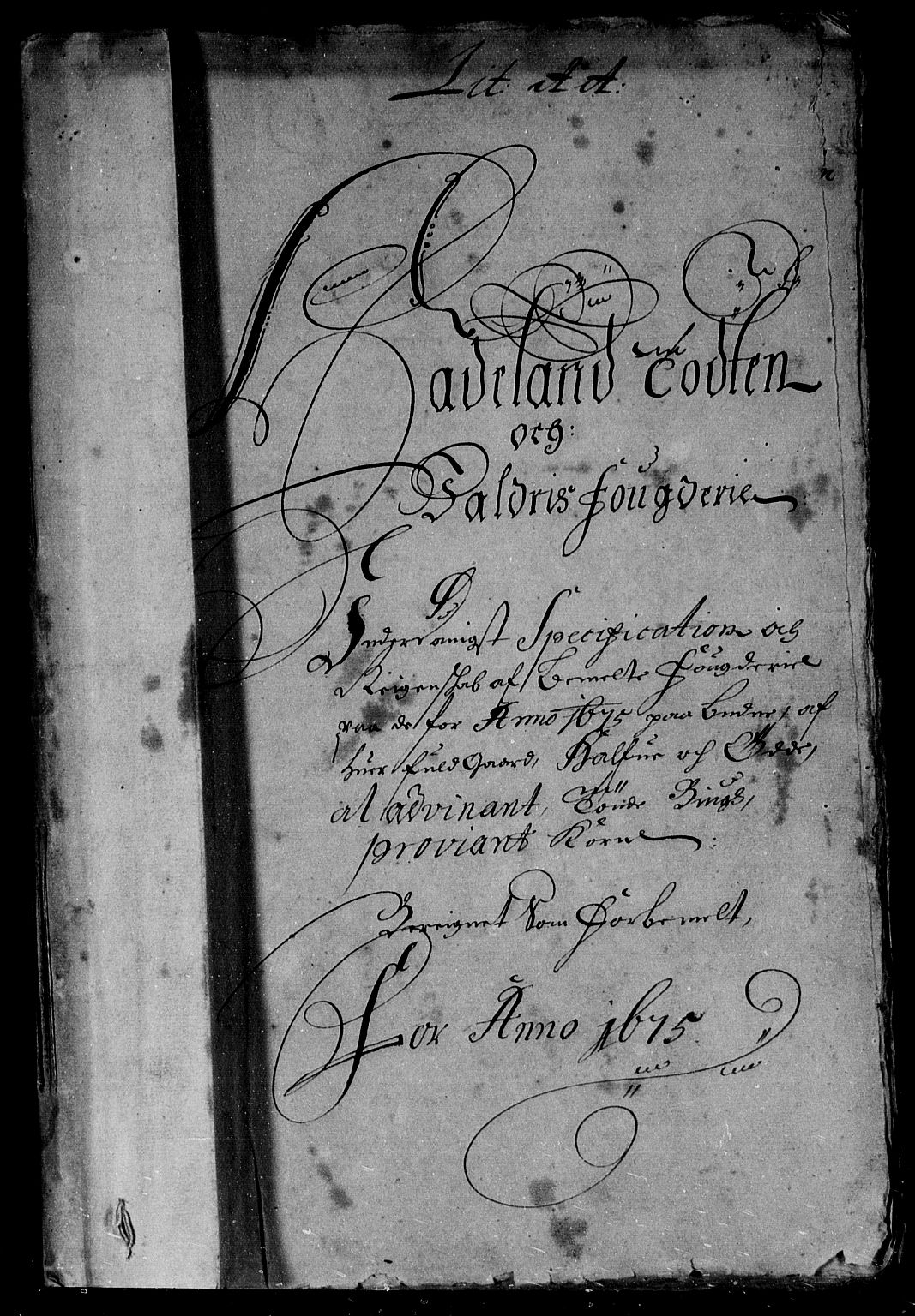 Rentekammeret inntil 1814, Reviderte regnskaper, Stiftamtstueregnskaper, Landkommissariatet på Akershus og Akershus stiftamt, AV/RA-EA-5869/R/Rb/L0112: Akershus stiftamt, 1675
