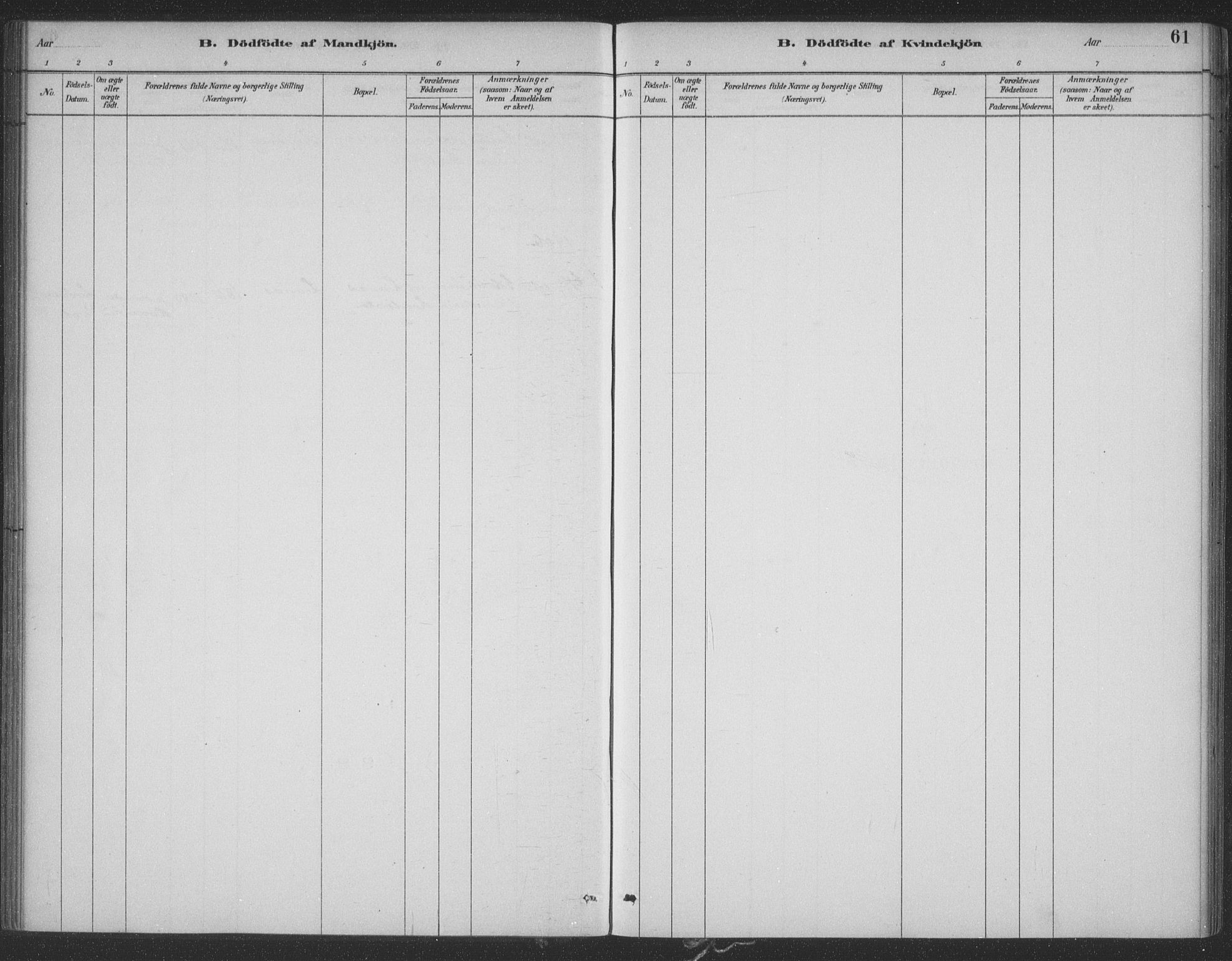 Ministerialprotokoller, klokkerbøker og fødselsregistre - Møre og Romsdal, SAT/A-1454/521/L0299: Parish register (official) no. 521A01, 1882-1907, p. 61