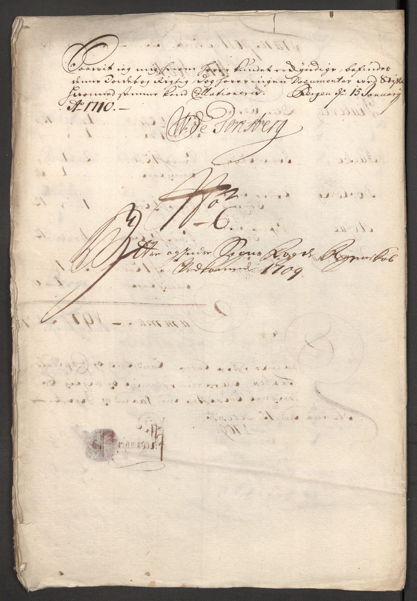 Rentekammeret inntil 1814, Reviderte regnskaper, Fogderegnskap, RA/EA-4092/R52/L3316: Fogderegnskap Sogn, 1709-1710, p. 143