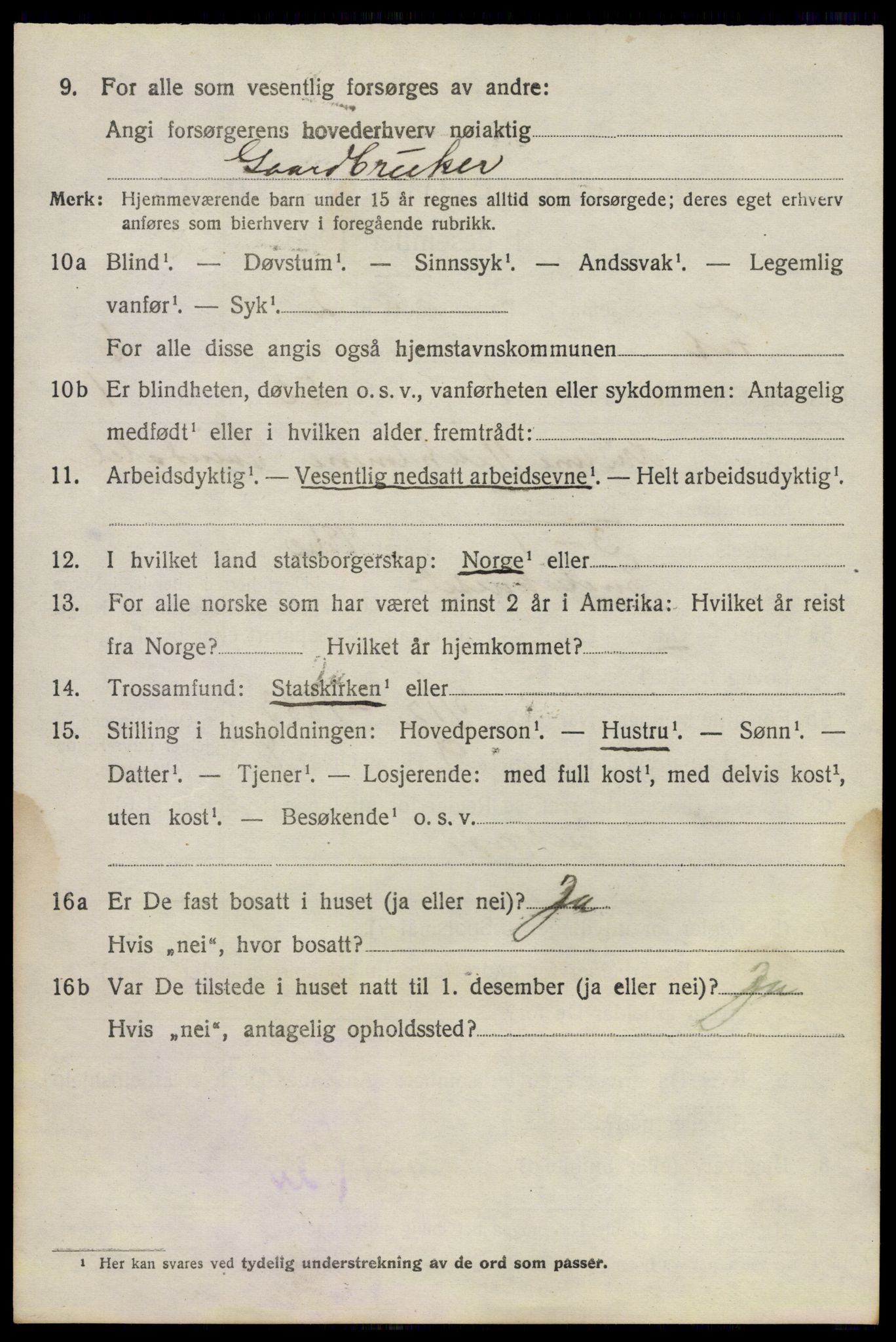 SAO, 1920 census for Fet, 1920, p. 6967