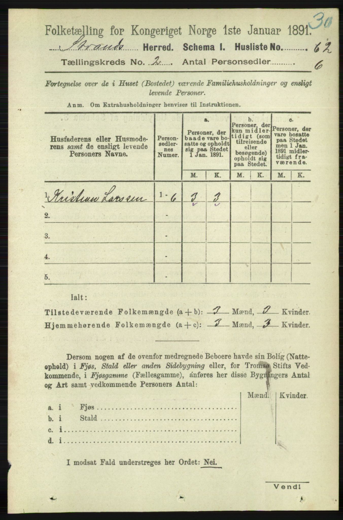 RA, 1891 census for 1130 Strand, 1891, p. 415