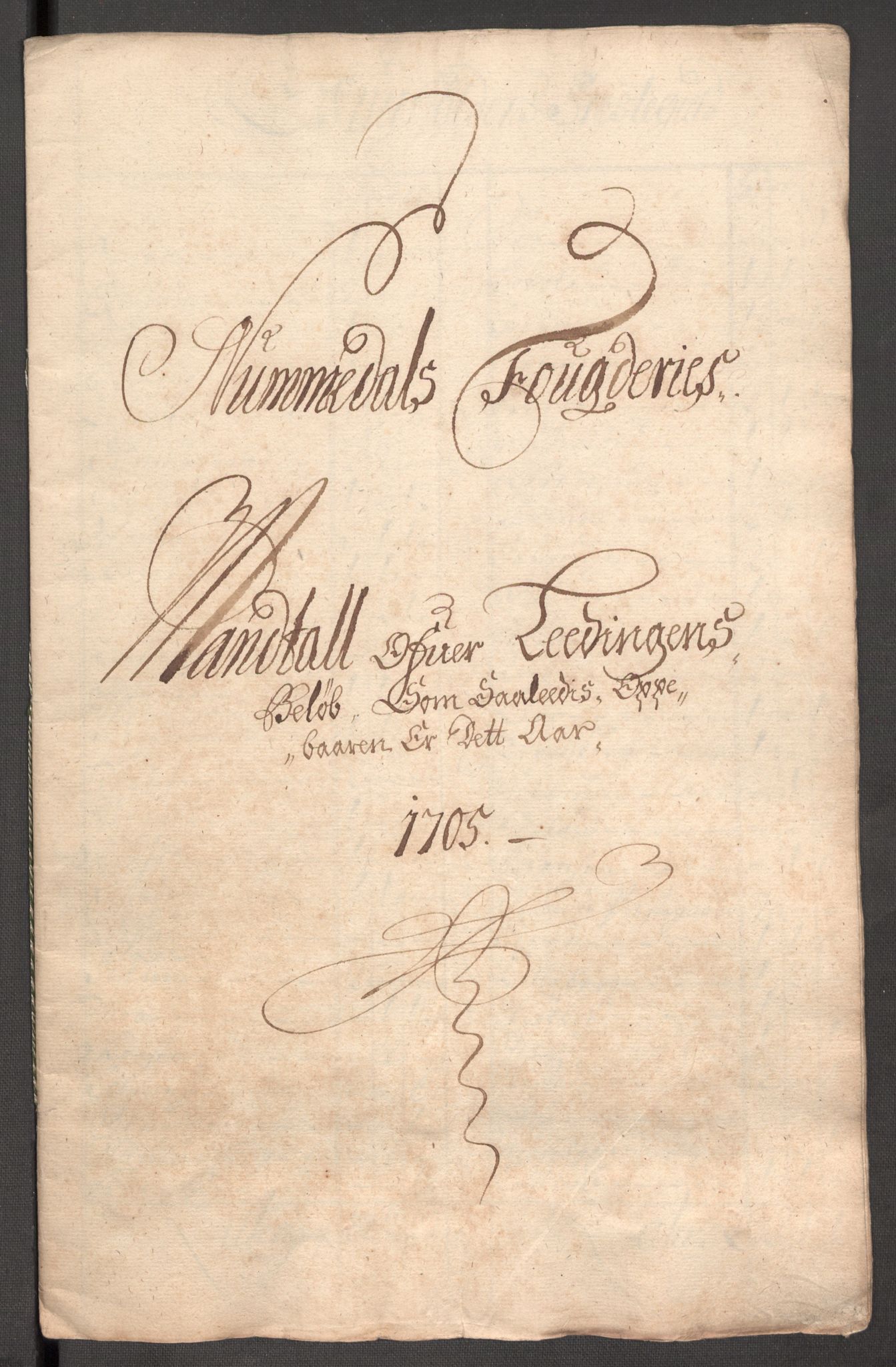 Rentekammeret inntil 1814, Reviderte regnskaper, Fogderegnskap, RA/EA-4092/R64/L4429: Fogderegnskap Namdal, 1705-1706, p. 127