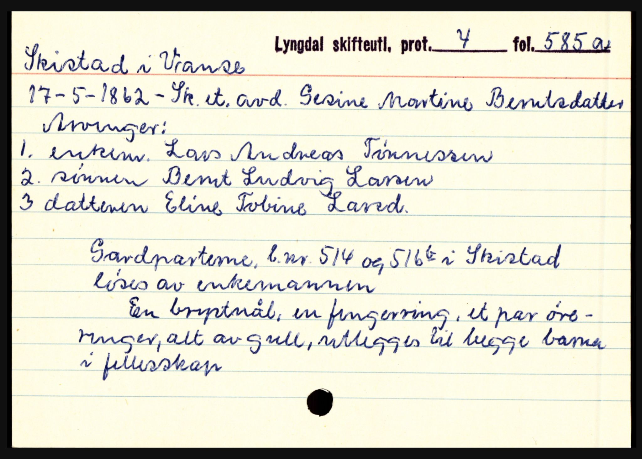 Lyngdal sorenskriveri, SAK/1221-0004/H, p. 9927