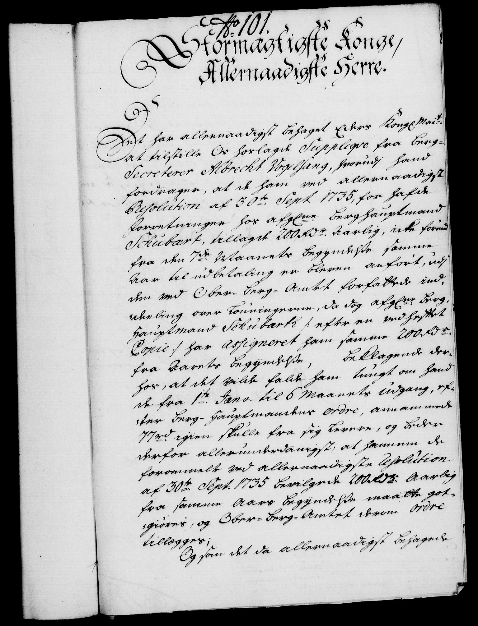 Rentekammeret, Kammerkanselliet, RA/EA-3111/G/Gf/Gfa/L0020: Norsk relasjons- og resolusjonsprotokoll (merket RK 52.20), 1737, p. 730