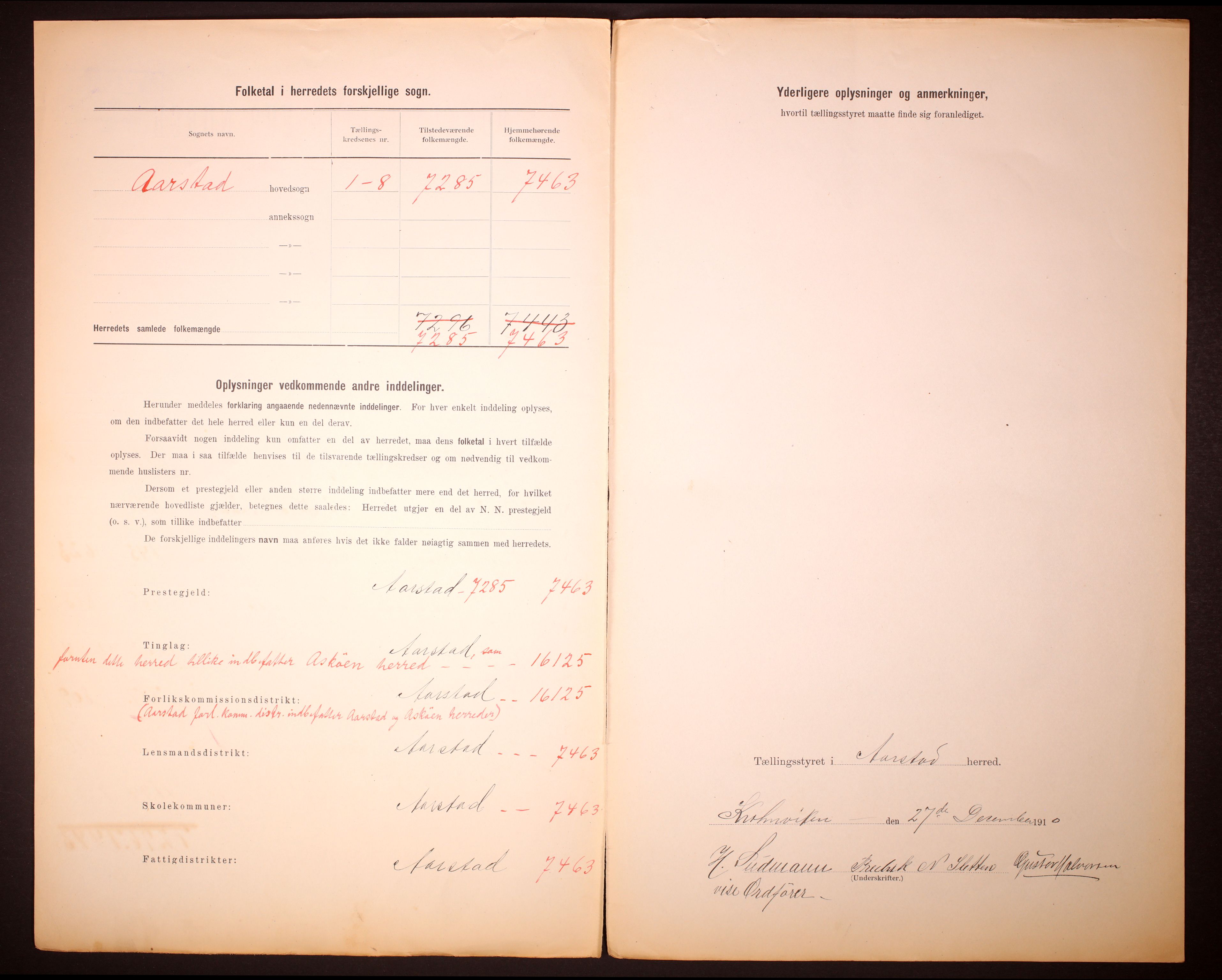 RA, 1910 census for Årstad, 1910, p. 3