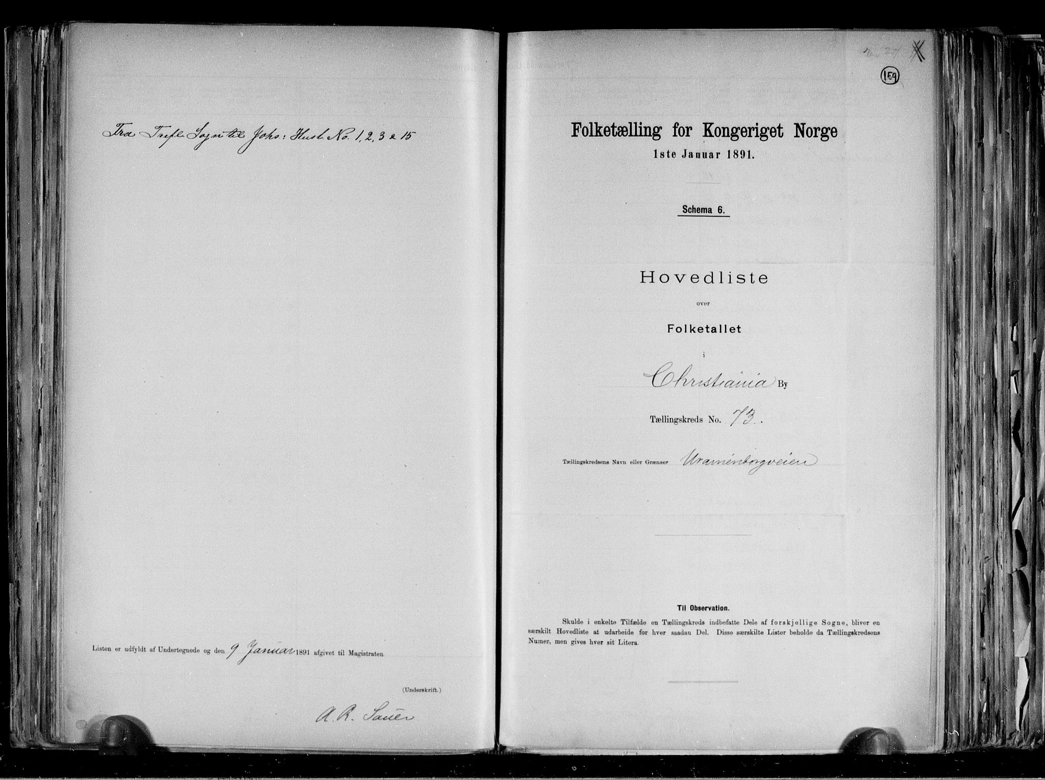 RA, 1891 census for 0301 Kristiania, 1891, p. 38145