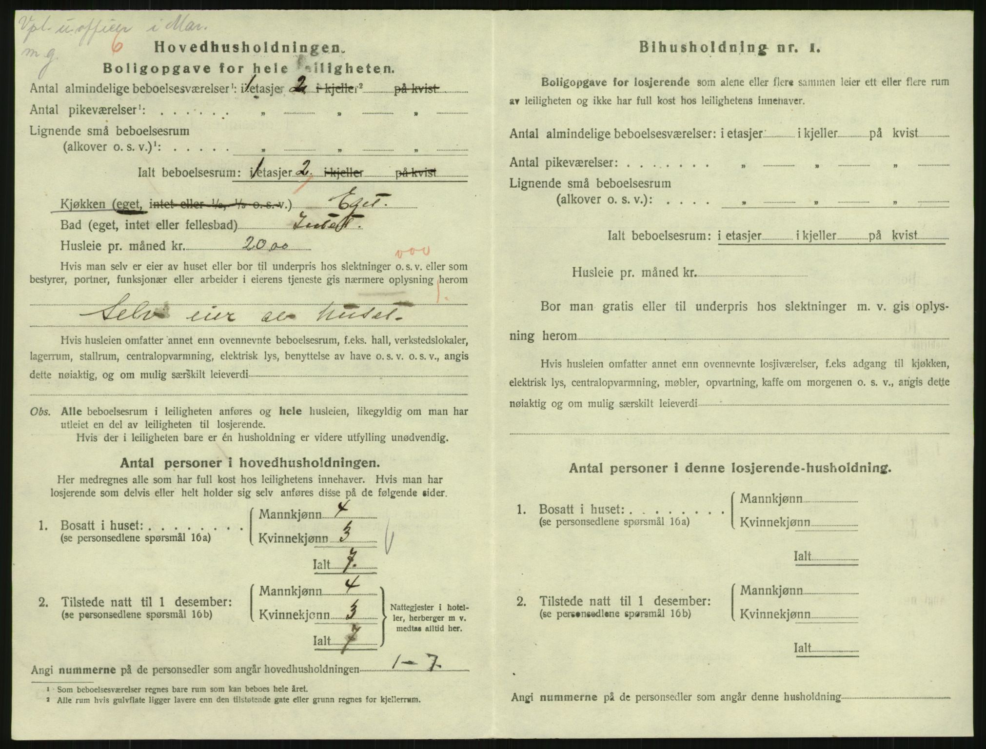 SAKO, 1920 census for Horten, 1920, p. 7658