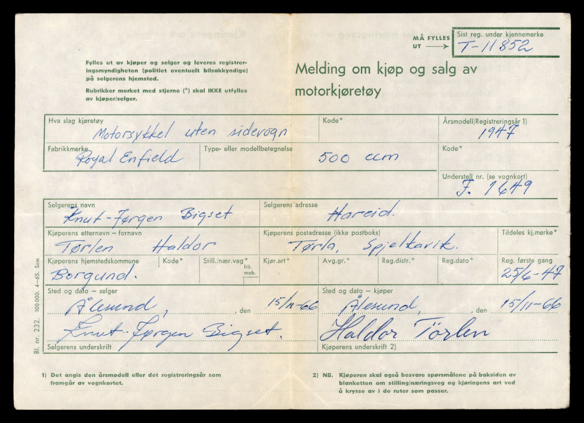 Møre og Romsdal vegkontor - Ålesund trafikkstasjon, AV/SAT-A-4099/F/Fe/L0031: Registreringskort for kjøretøy T 11800 - T 11996, 1927-1998, p. 941