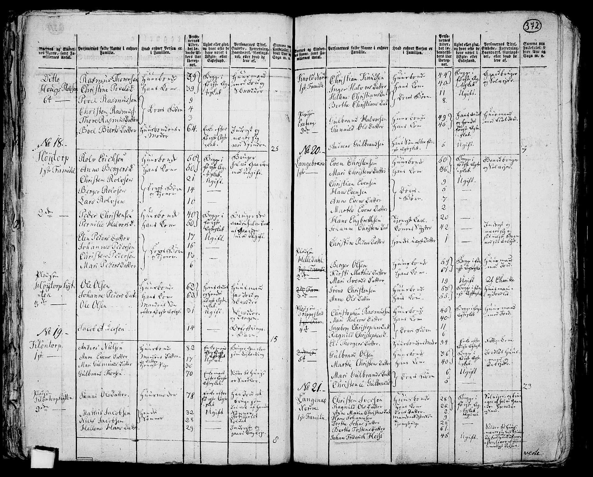 RA, 1801 census for 0125P Eidsberg, 1801, p. 371b-372a