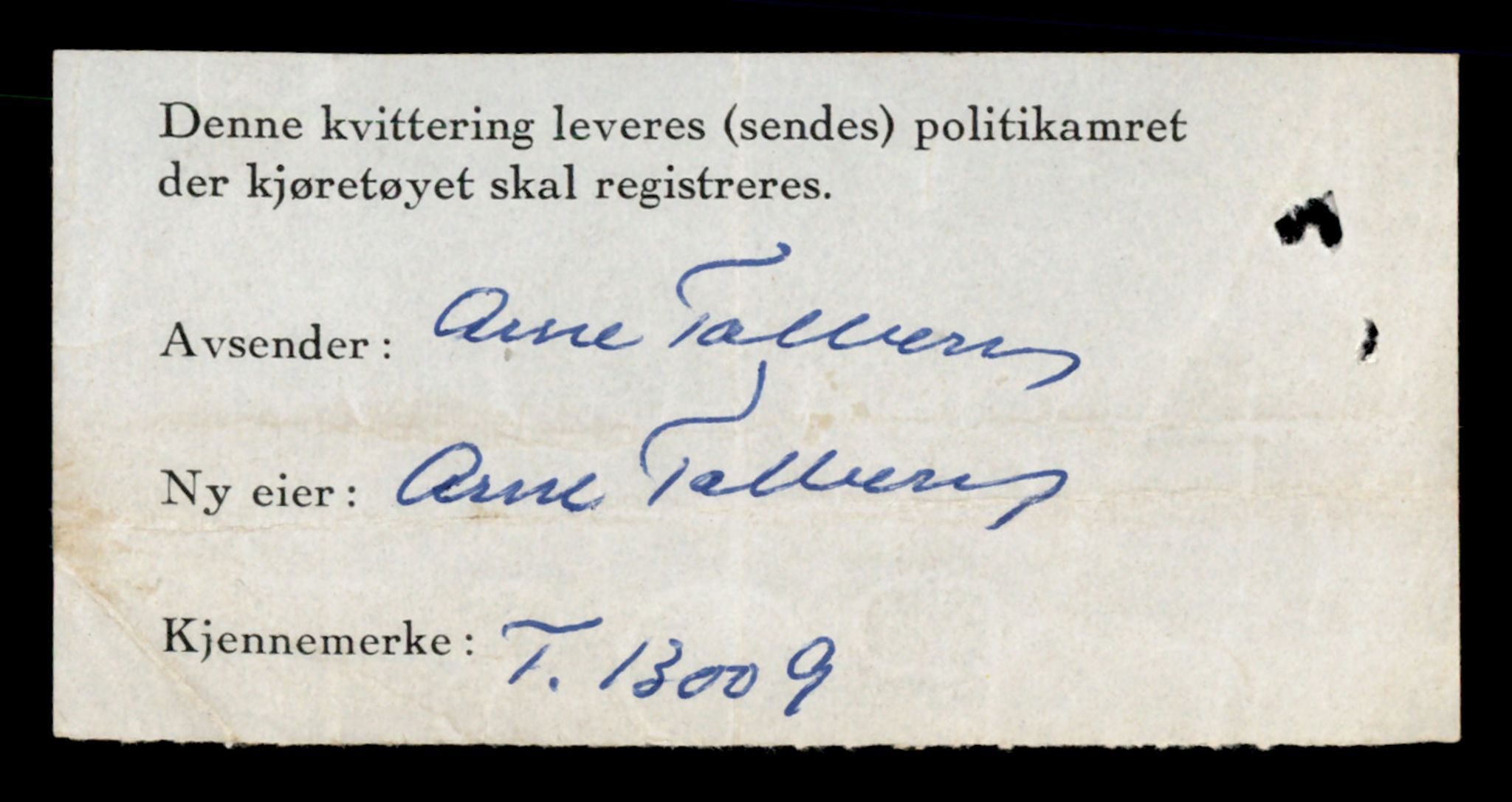 Møre og Romsdal vegkontor - Ålesund trafikkstasjon, AV/SAT-A-4099/F/Fe/L0036: Registreringskort for kjøretøy T 12831 - T 13030, 1927-1998, p. 2710