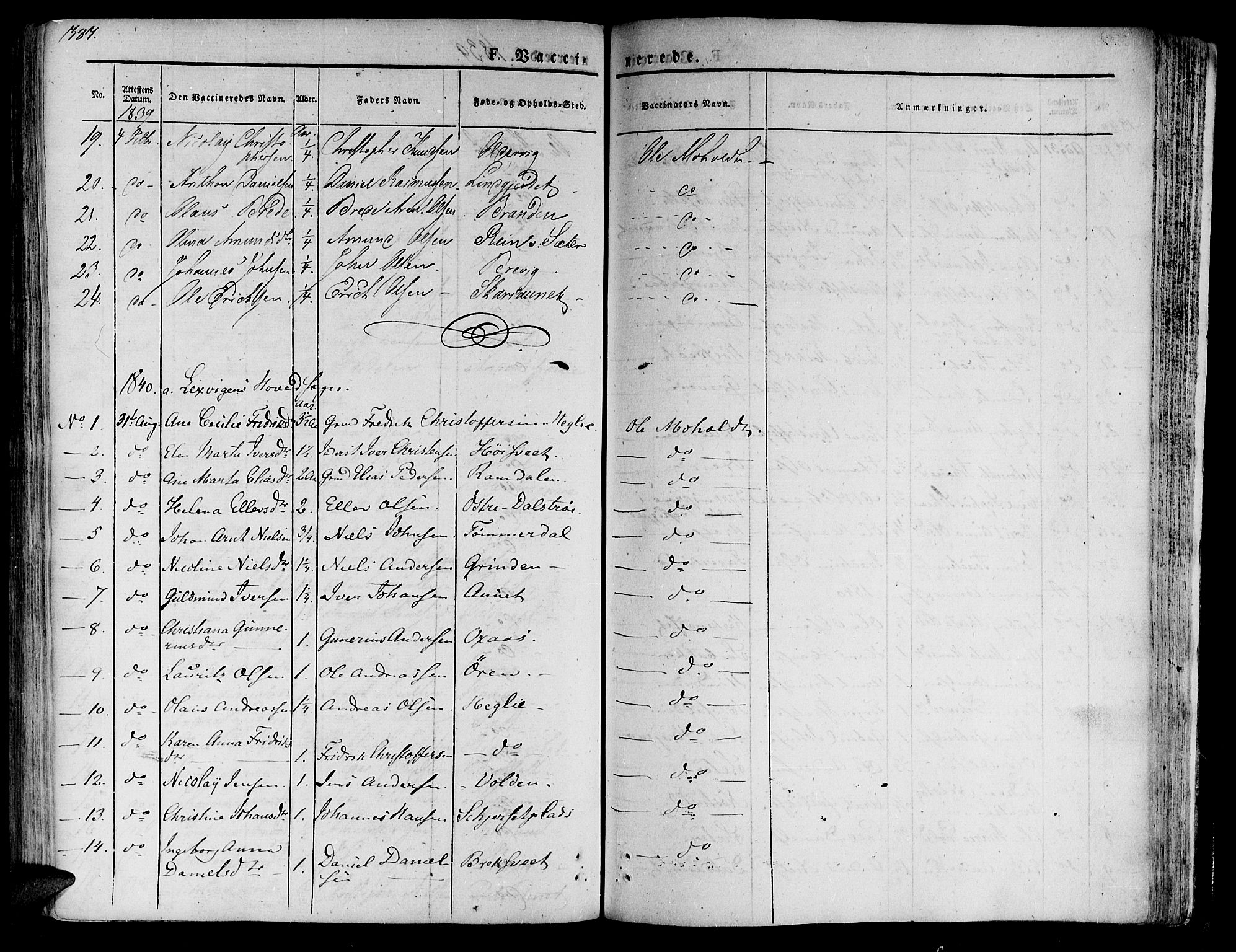 Ministerialprotokoller, klokkerbøker og fødselsregistre - Nord-Trøndelag, SAT/A-1458/701/L0006: Parish register (official) no. 701A06, 1825-1841, p. 387