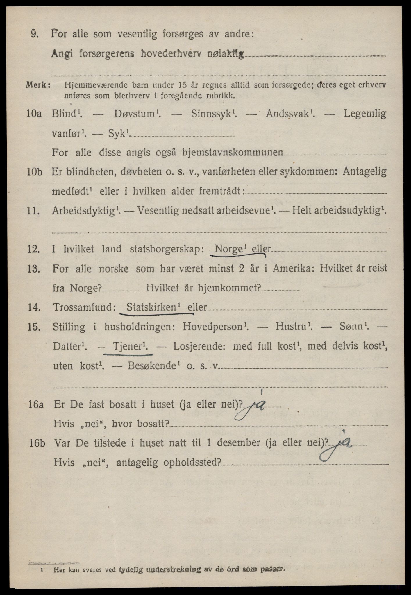 SAT, 1920 census for Kornstad, 1920, p. 1900